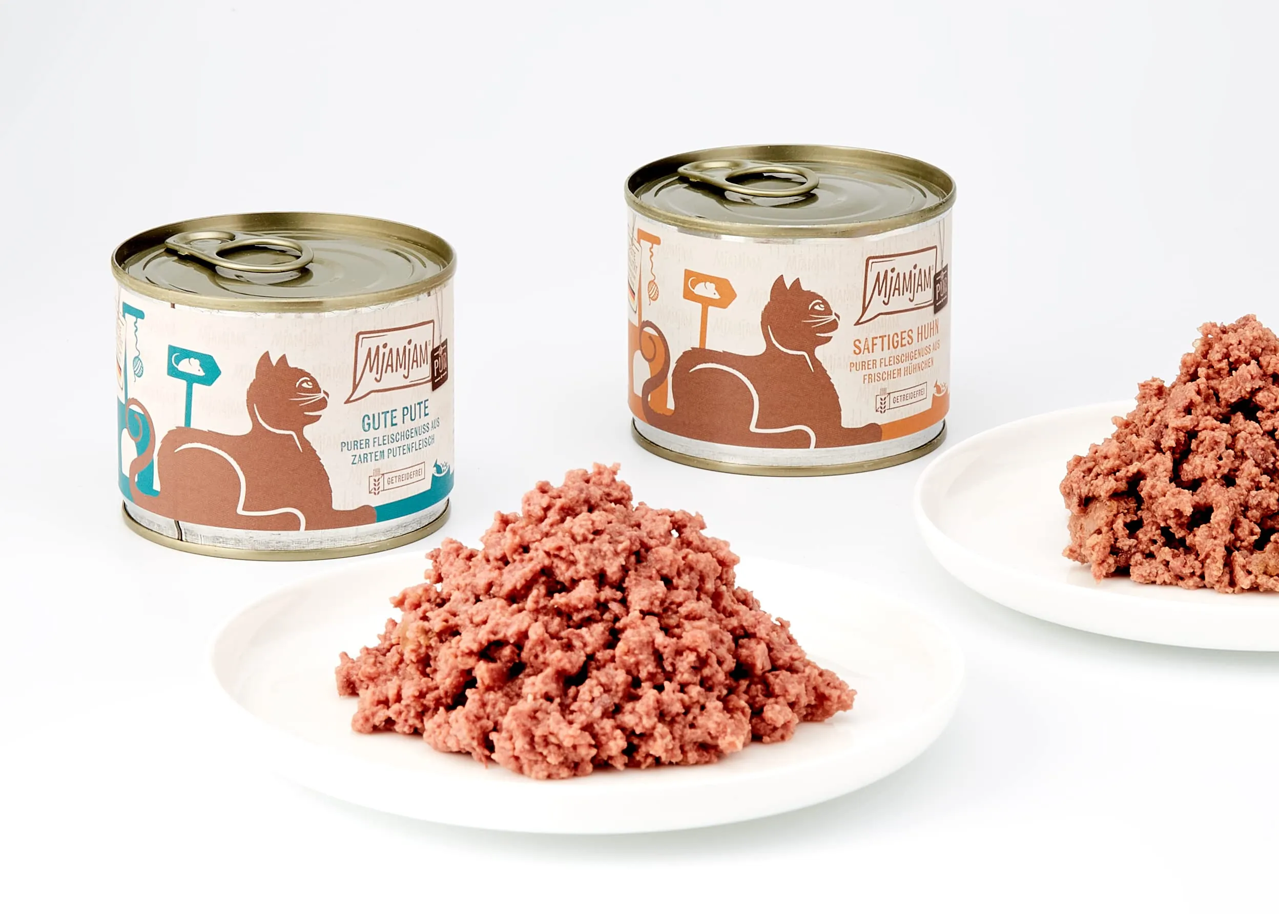 MjAMjAM Cibo Umido Premium per Gatti, Confezione Mista V, Senza Cereali, 6 x 200 g - immagine 2