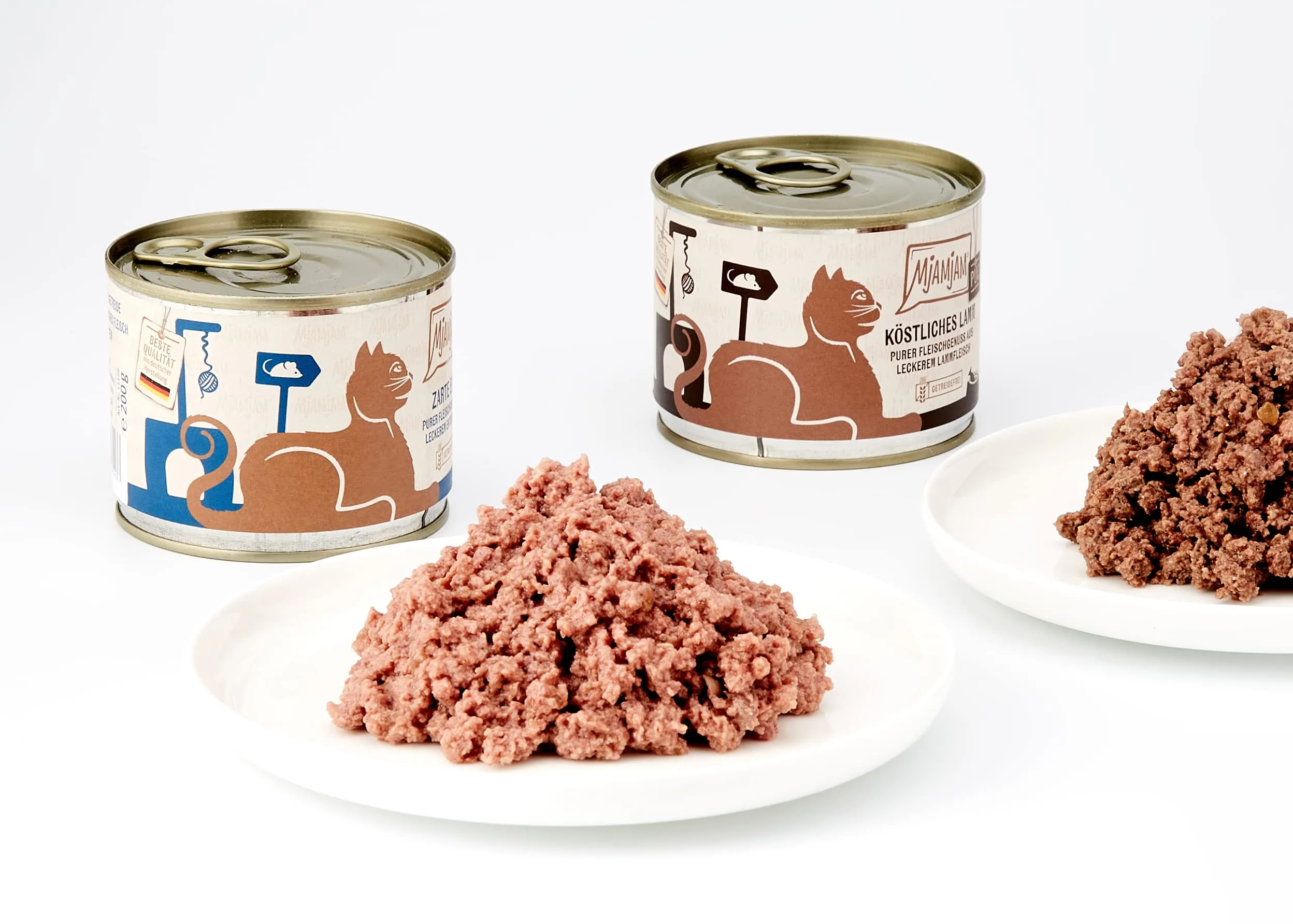 MjAMjAM Cibo Umido Premium per Gatti, Confezione Mista V, Senza Cereali, 6 x 200 g - immagine 3