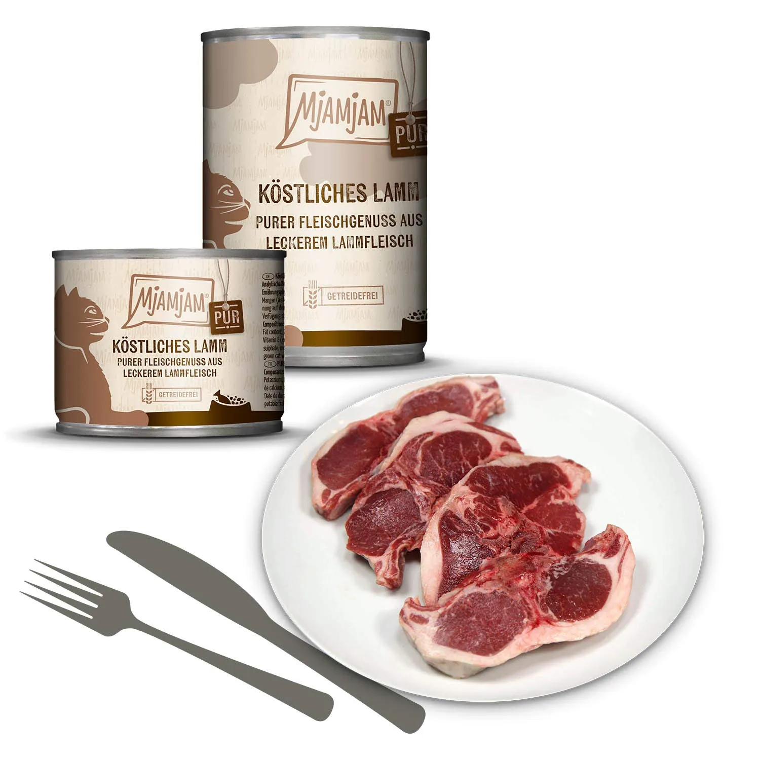 MjAMjAM Cibo Umido Premium per Gatti, Confezione Mista V, Senza Cereali, 6 x 200 g - immagine 4