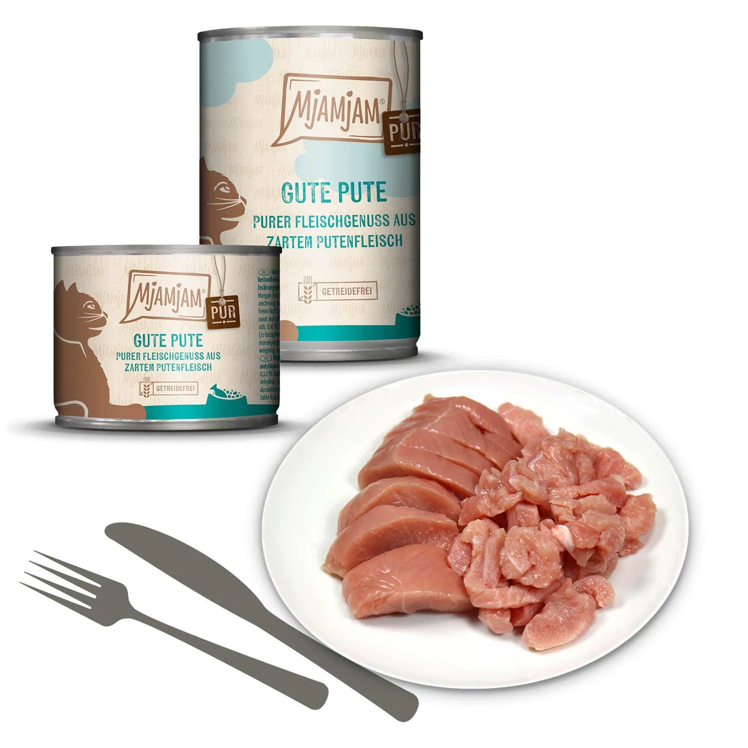 MjAMjAM Cibo Umido Premium per Gatti, Confezione Mista V, Senza Cereali, 6 x 200 g - immagine 5
