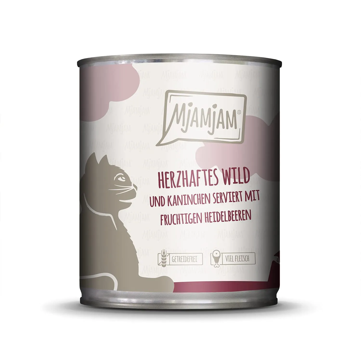 MjAMjAM Cibo umido premium per gatti, Mix II: pollo e zucca, tacchino, anatra e pollame, senza cereali, 6 x 800 g - immagine 4