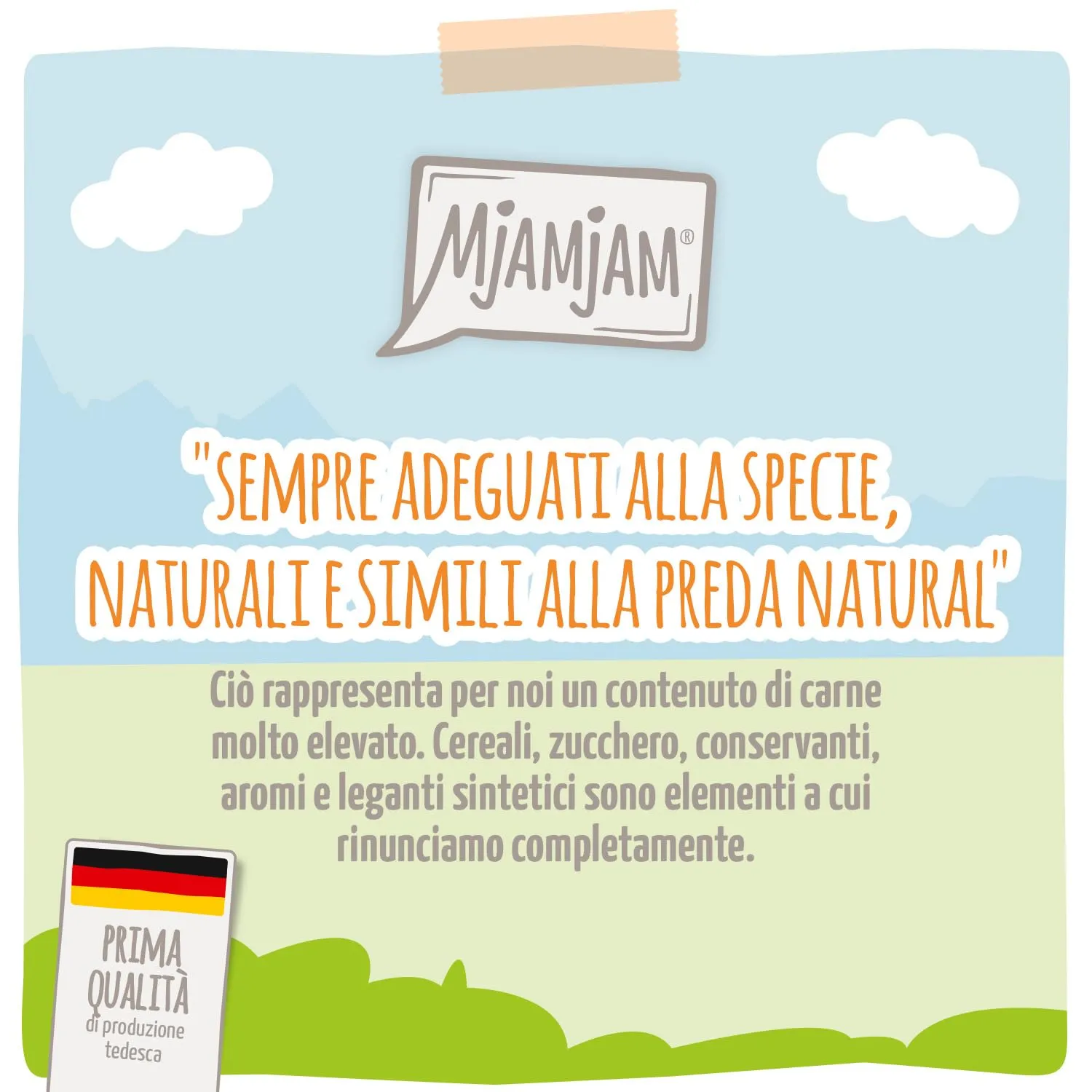 MjAMjAM Cibo Umido per Gatti Pollo e Carote, Senza Cereali, 6 x 200 g - immagine 2