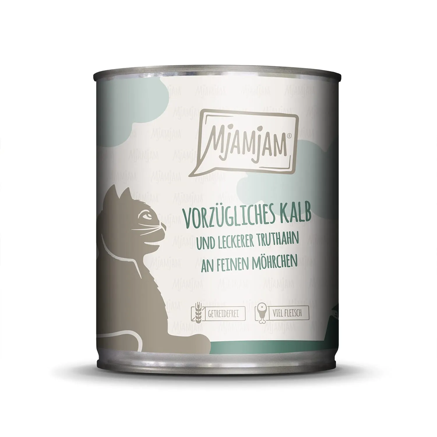 MjAMjAM Cibo Umido per Gatti Vitello e Tacchino con Carote, Senza Cereali, 6 x 800 g - immagine 4