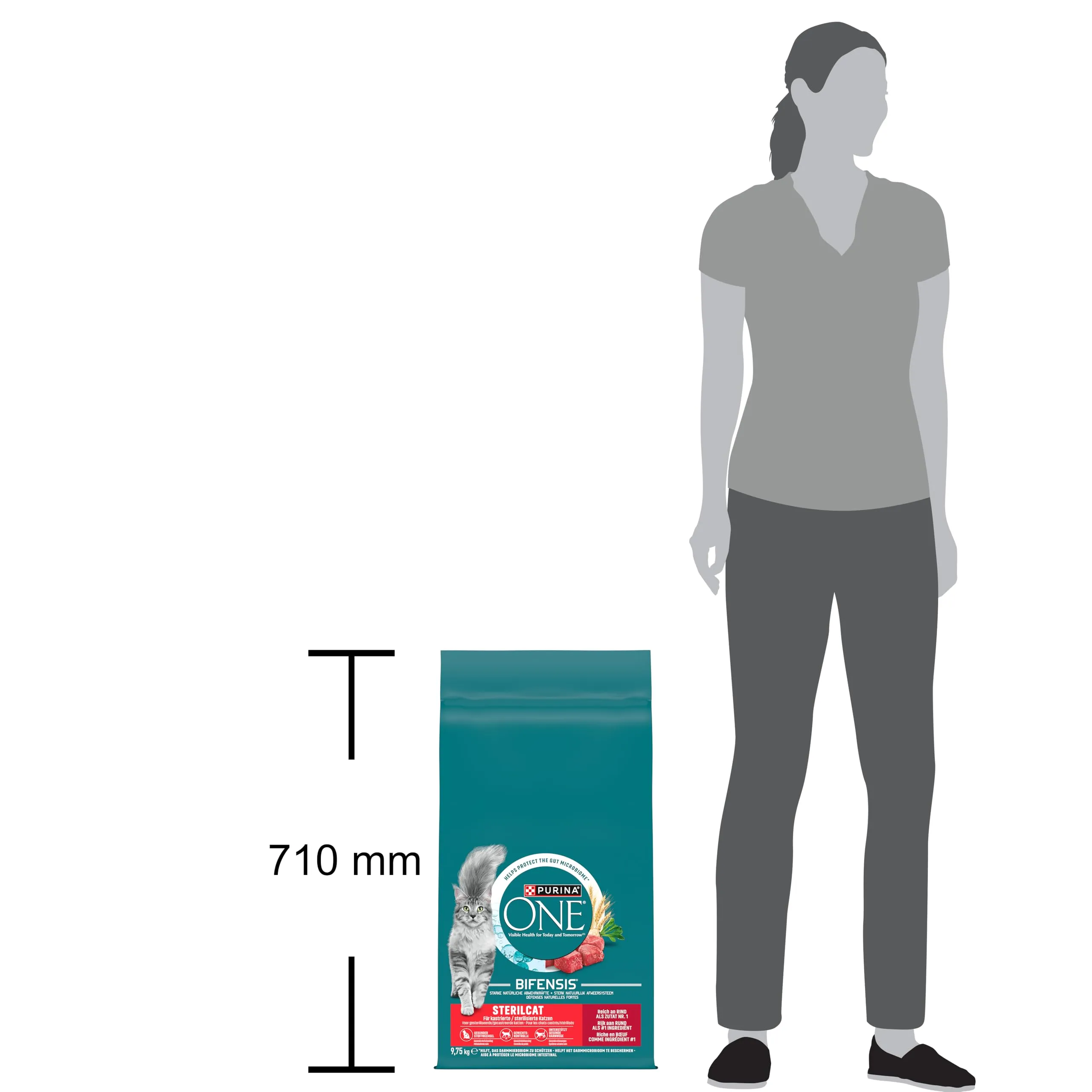 Purina One Bifensis Sterilcat Crocchette Gatti Adulti, 9,75 kg - immagine 3