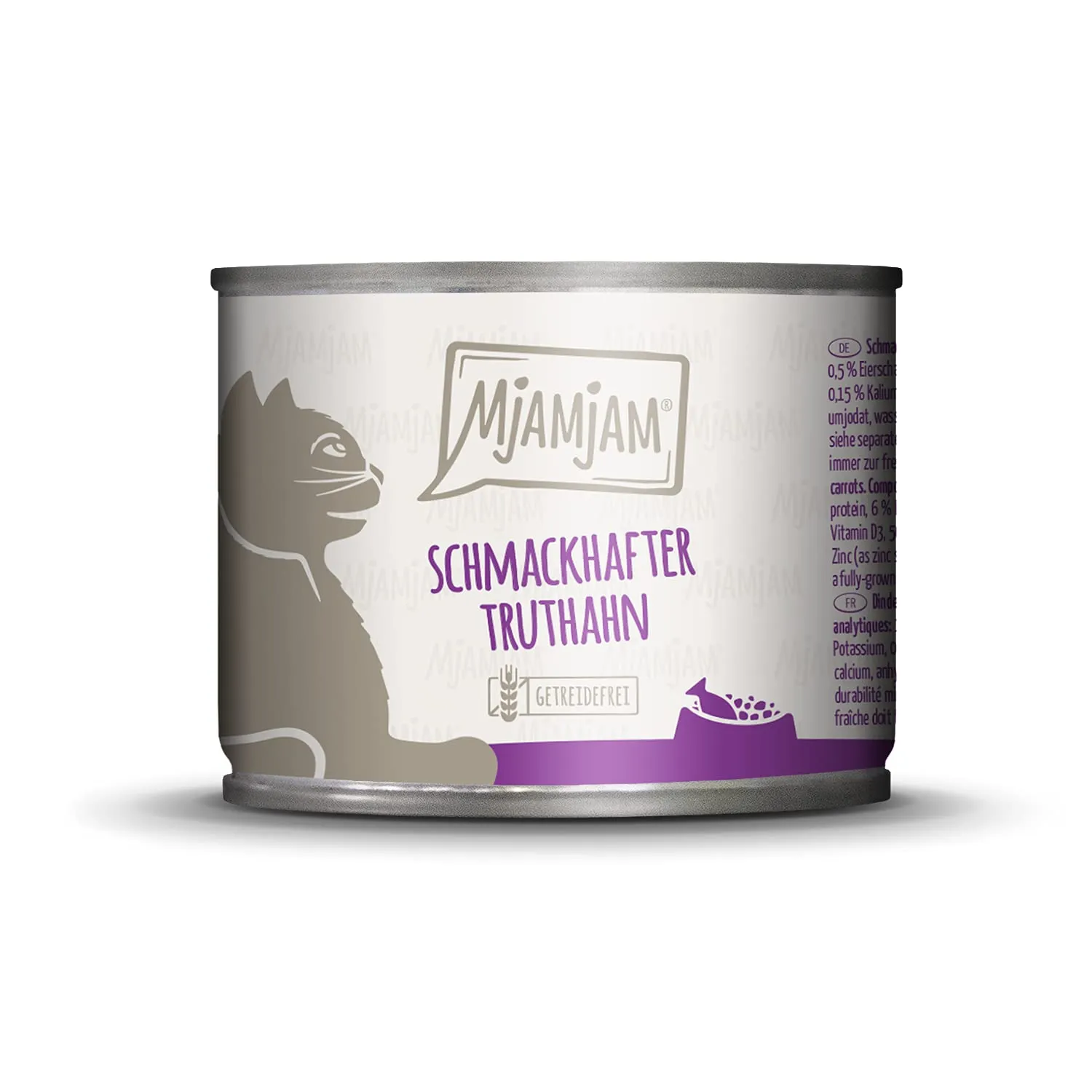 MjAMjAM Cibo Umido per Gatti Tacchino e Carote, Senza Cereali, 6 x 200 g - immagine 4