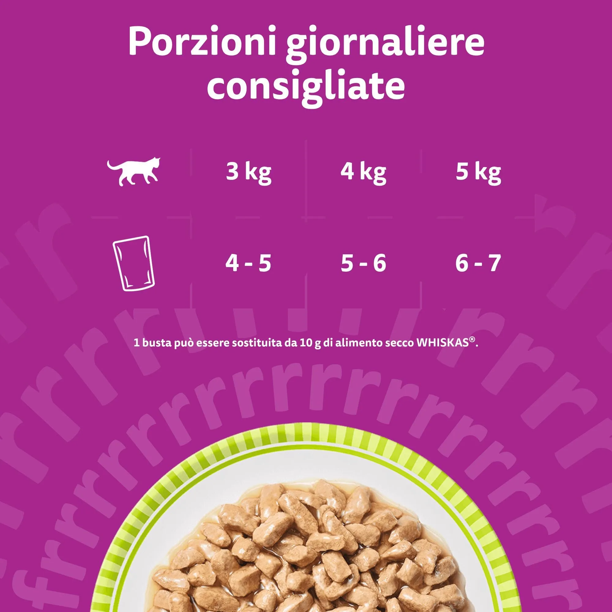 Whiskas Pranzetti Cibo Umido per Gatti Adulti in Salsa, Selezione Carne e Pesce, 12 Confezioni da 6 Vaschette da 50 g (3,6 kg) - immagine 6