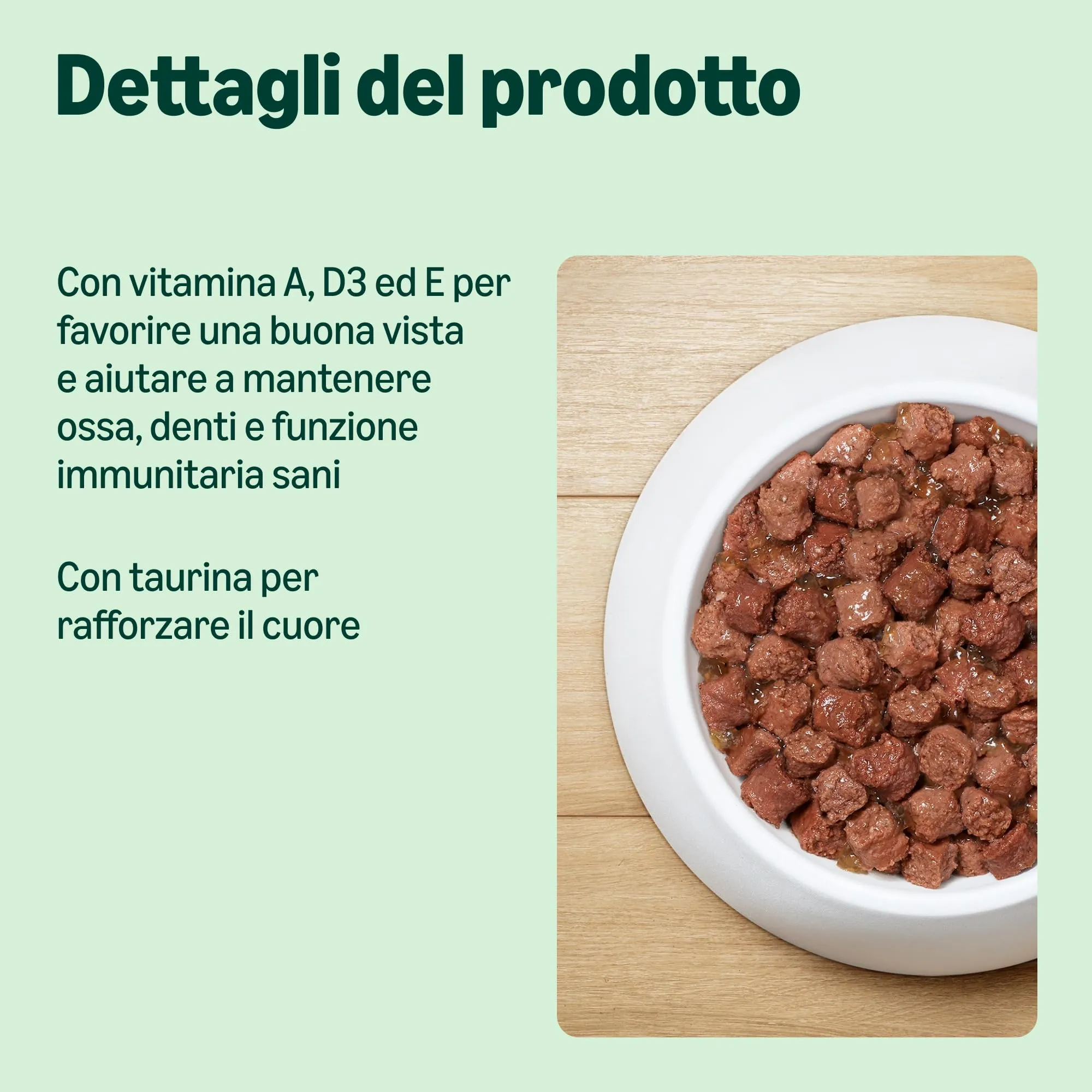 by Amazon Cibo umido per gatti senza cereali, bocconcini di manzo in gelatina, 12 x 405 g - immagine 2