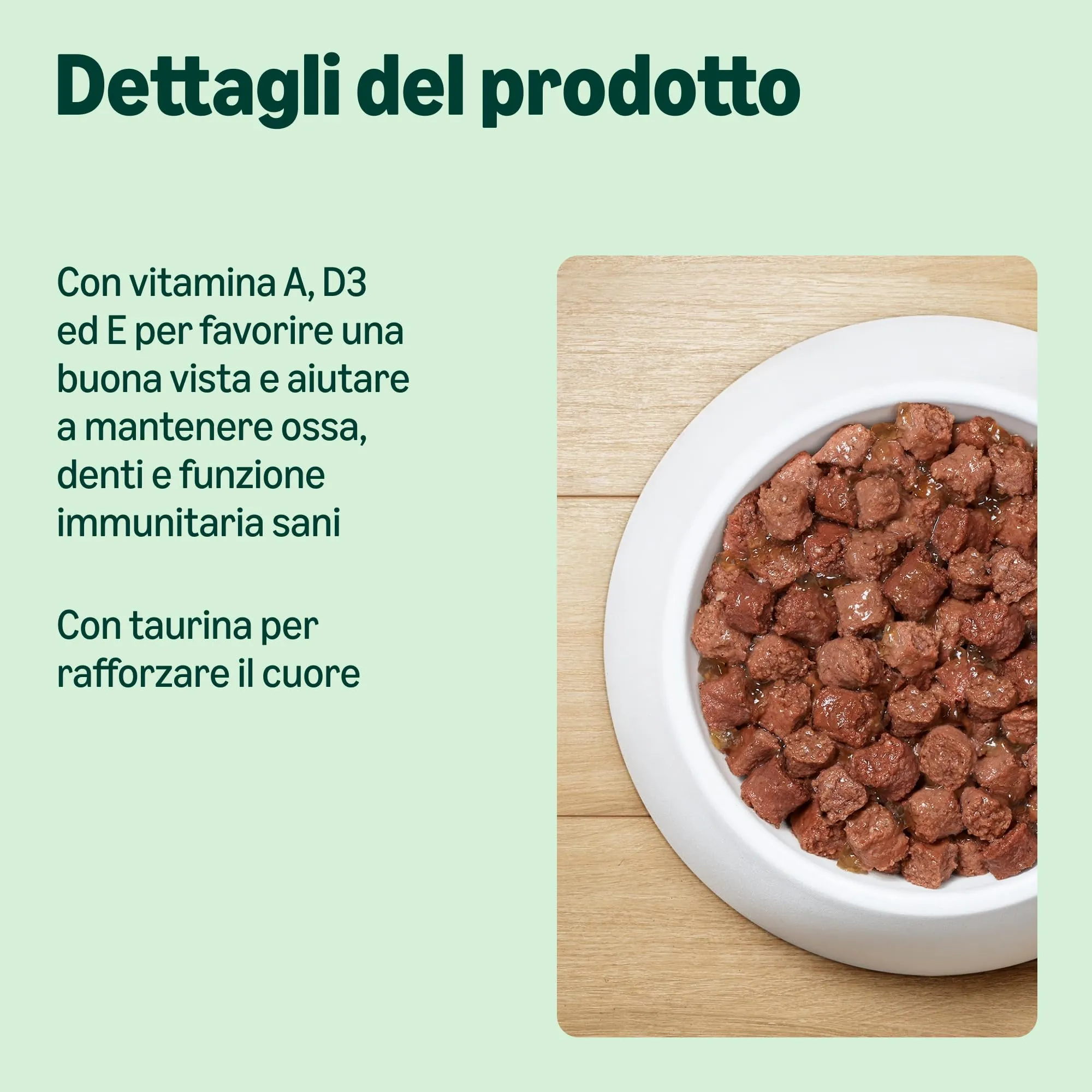 by Amazon Cibo umido per gatti senza cereali, bocconcini di salmone ASC in gelatina, 12 x 405 g - immagine 2