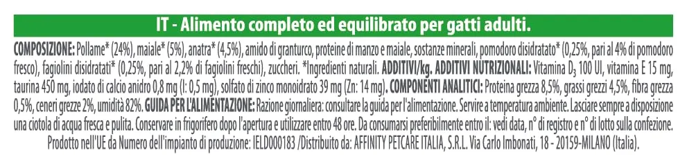 Trainer Natural Straccetti Cibo Umido per Gatti Adulti, Bocconcini in salsa con Anatra, 22 x 85g - immagine 4