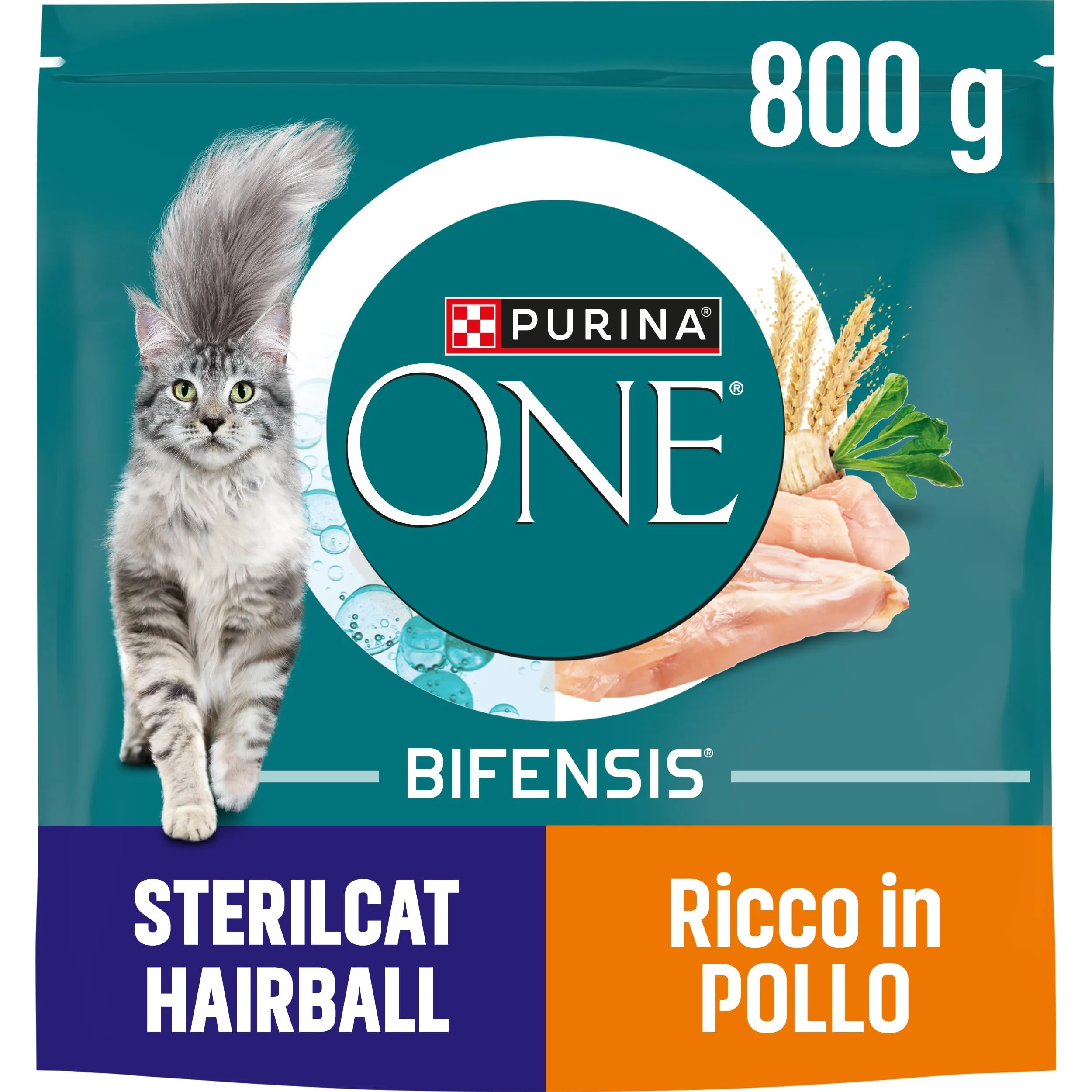 Purina One Bifensis Sterilcat Crocchette Gatti Adulti, 8 x 800g - immagine 3