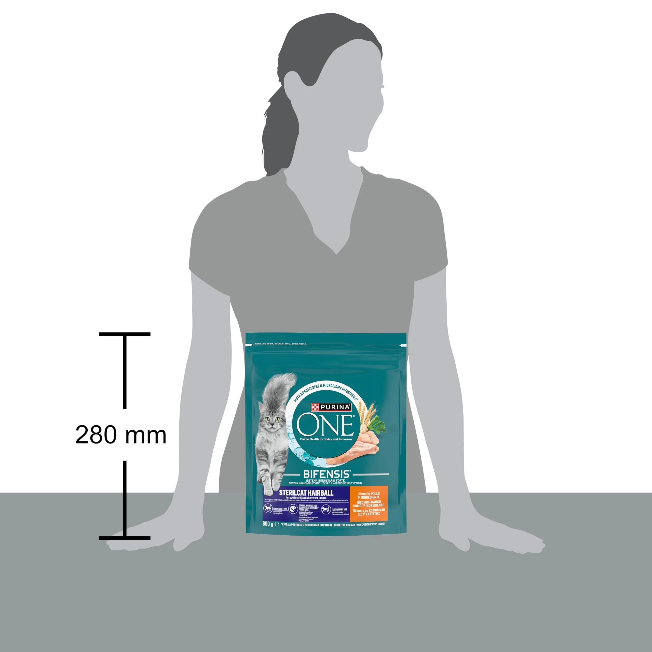 Purina One Bifensis Sterilcat Crocchette Gatti Adulti, 8 x 800g - immagine 5