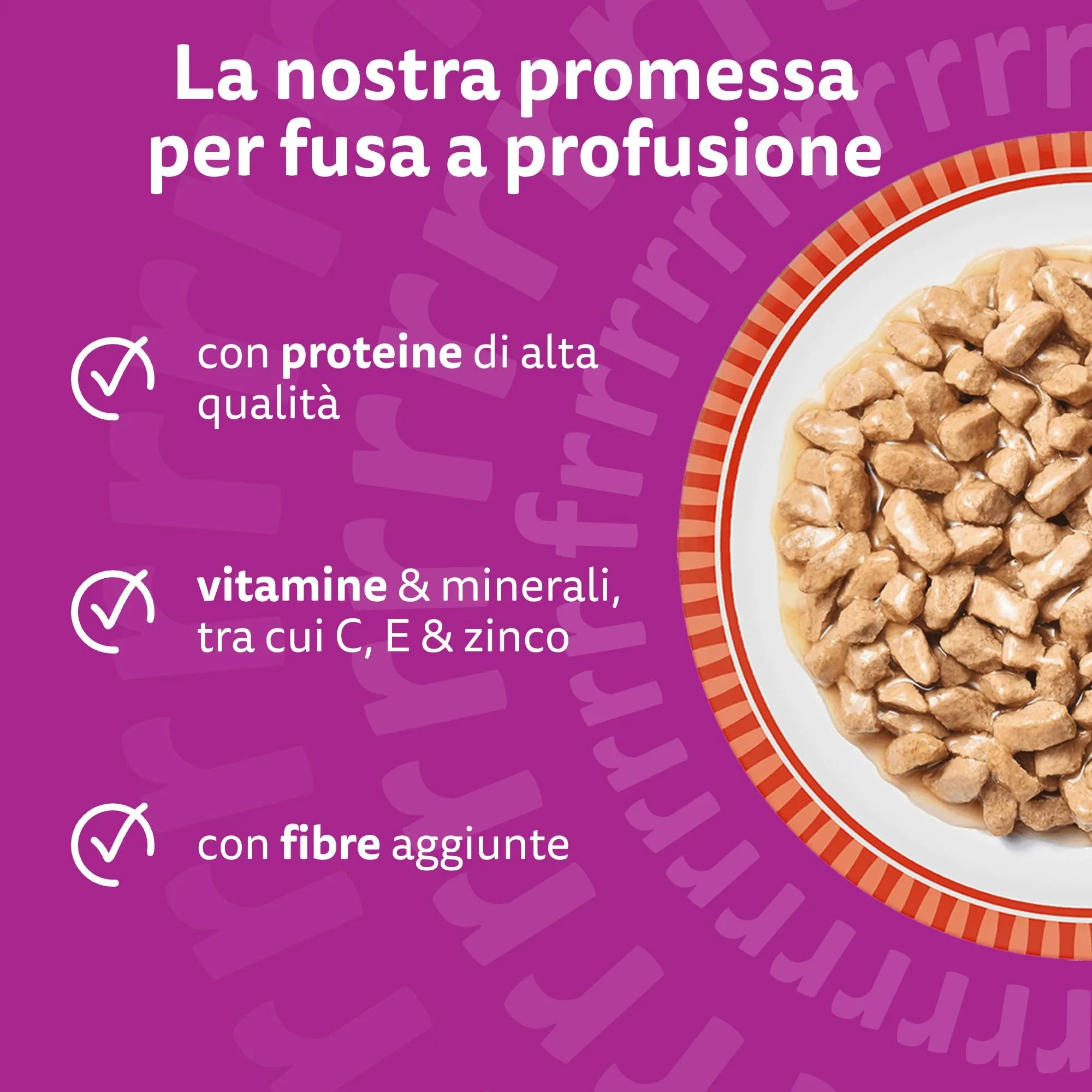 Whiskas Pranzetti Cibo Umido in Salsa per Gatti Adulti Carne 6x50g, confezione da 12 - immagine 5