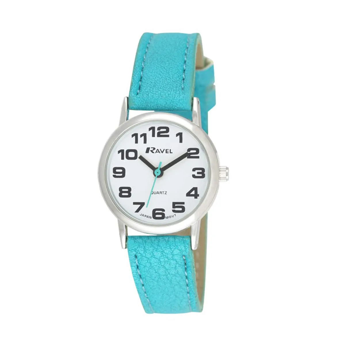 Ravel Orologio Donna R0105.13.16LA Quadrante Bianco e Cassa Argento con Cinturino Blu - immagine 1