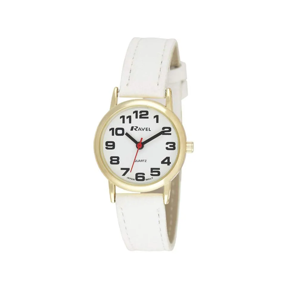 Ravel Orologio Unisex Quadrante Bianco e Oro R0105.34.1A - immagine 1
