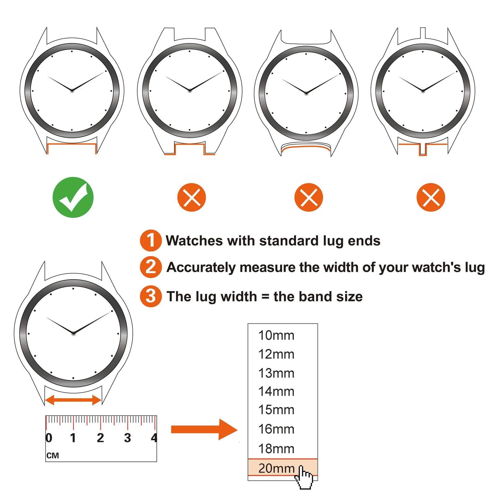 ANNEFIT Cinturino in Pelle 18mm per Orologi Donna, Fibbia in Acciaio Inossidabile Oro Rosa, Grigio - immagine 4