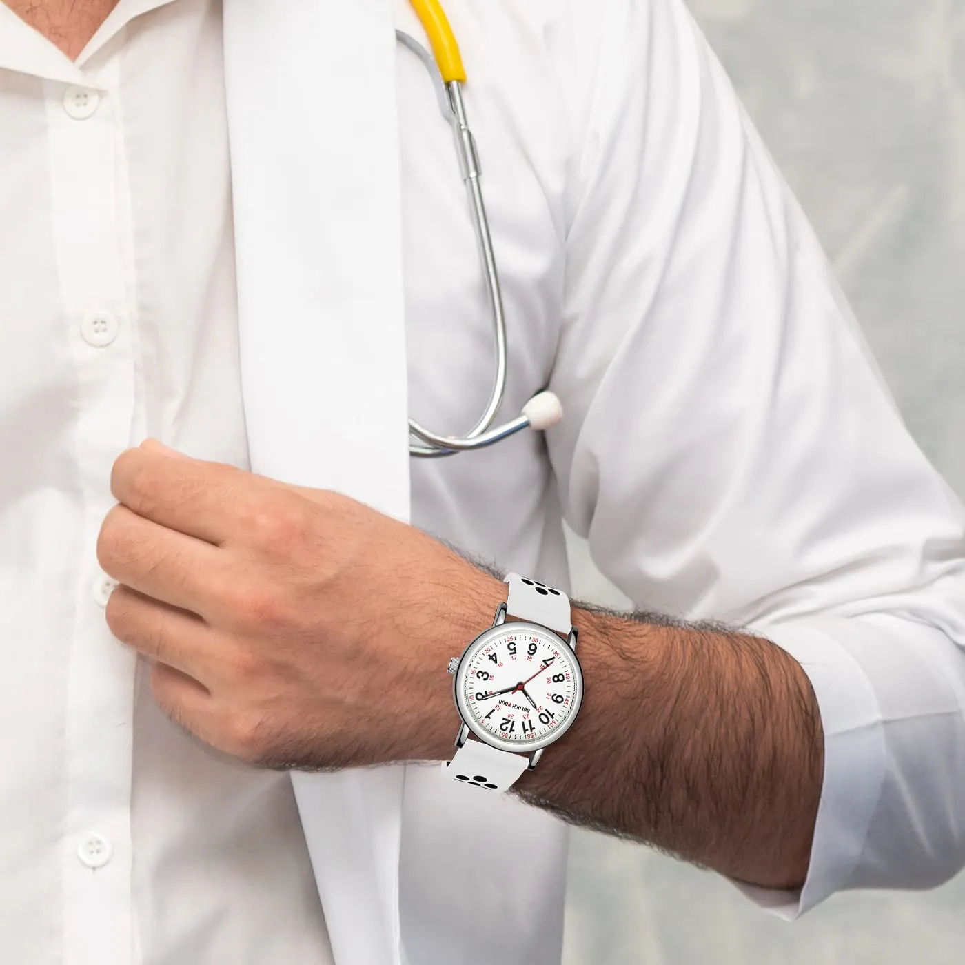 GOLDEN HOUR GH-1314 Orologio da Infermiere Impermeabile per Professionisti Medici e Studenti - immagine 7