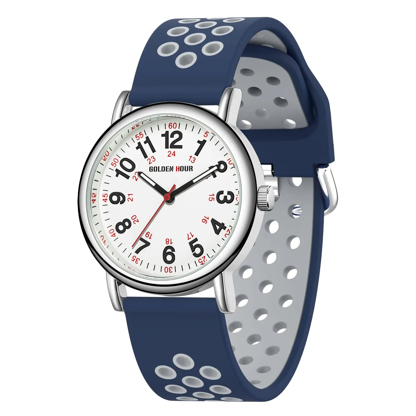 Golden Hour Orologio da Infermiere Impermeabile GH-1314 - immagine 1