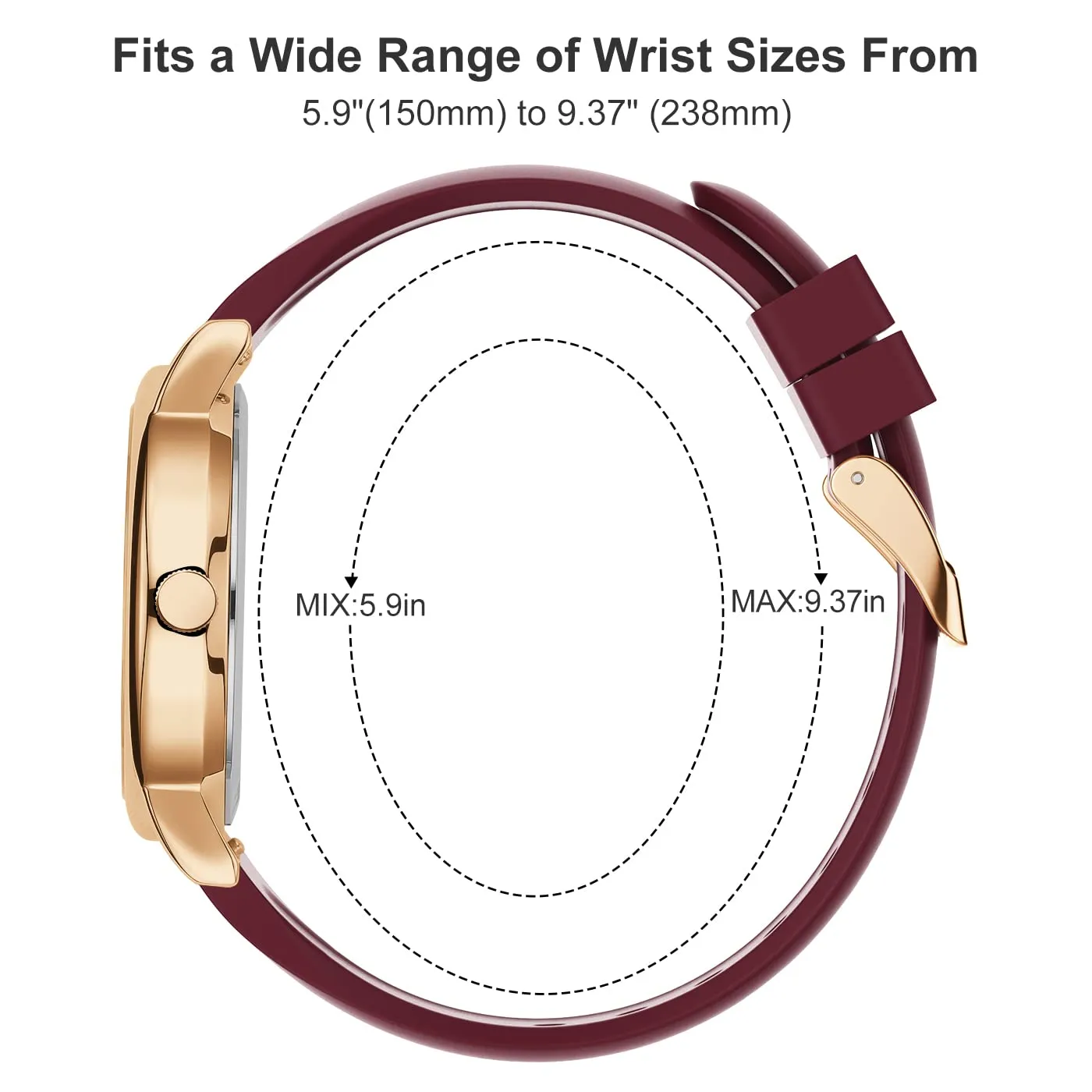 Golden Hour Orologio da Infermiere Impermeabile CA-GH-1314 - immagine 3
