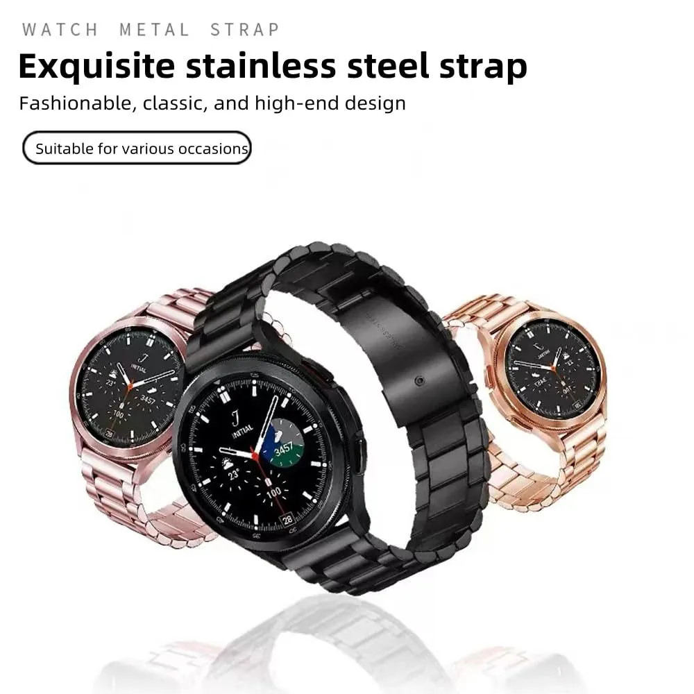 FOUUA Cinturini per Orologio in Acciaio Inossidabile con Sgancio Rapido per Donne e Uomini - immagine 4