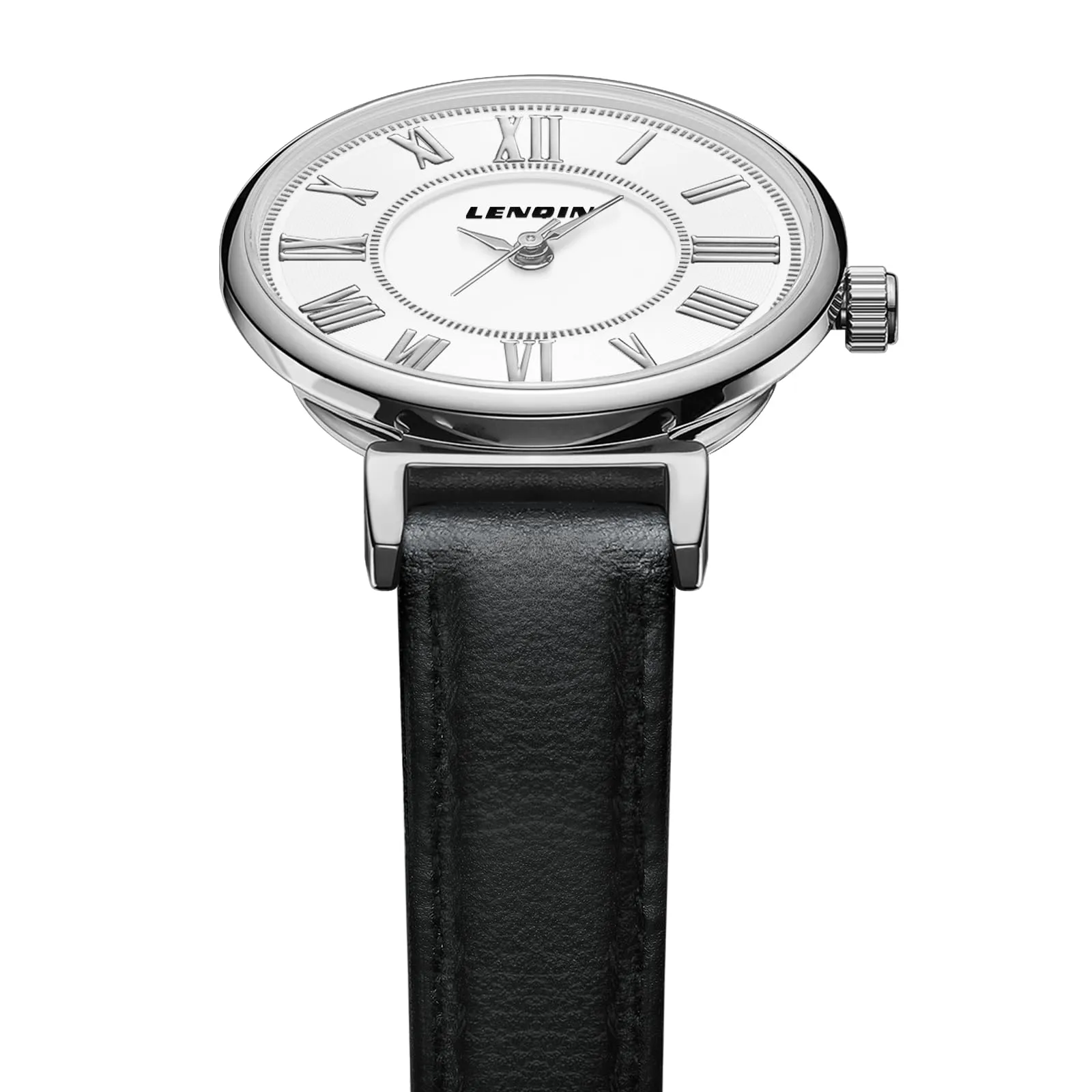 LN LENQIN Orologio Donna Analogico al Quarzo con Cinturino in Pelle 3ATM L0153 - immagine 4