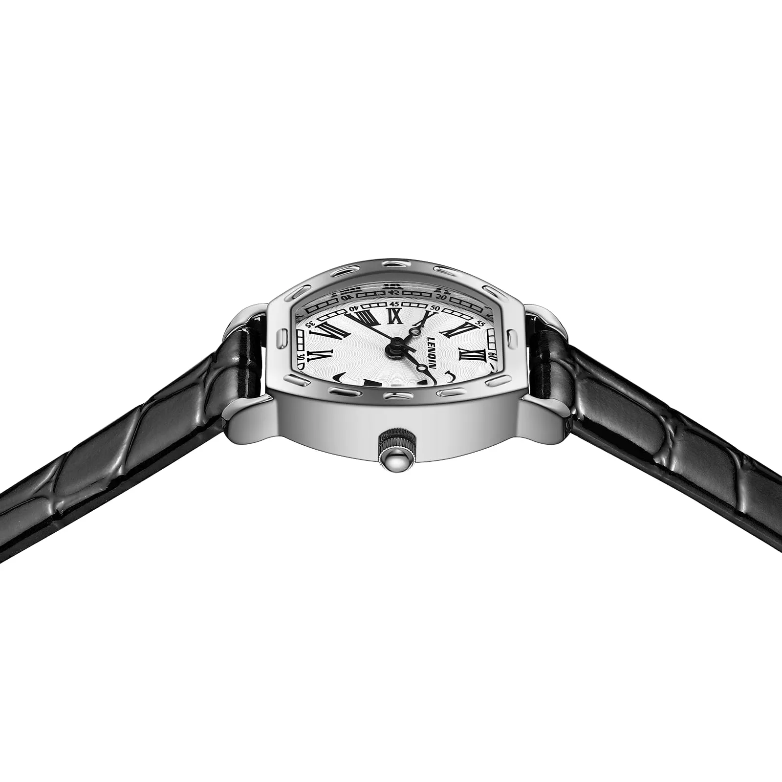 LN LENQIN Orologio Donna Analogico al Quarzo Cinturino Pelle 3ATM L0159 - immagine 5