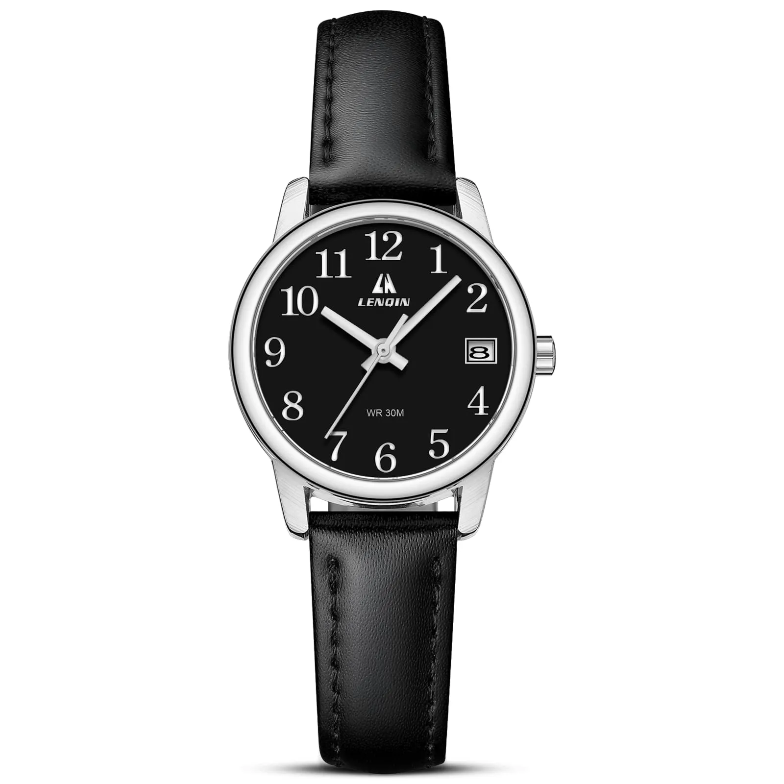 LN LENQIN Orologio Donna Analogico al Quarzo con Cinturino in Pelle 3ATM - immagine 1