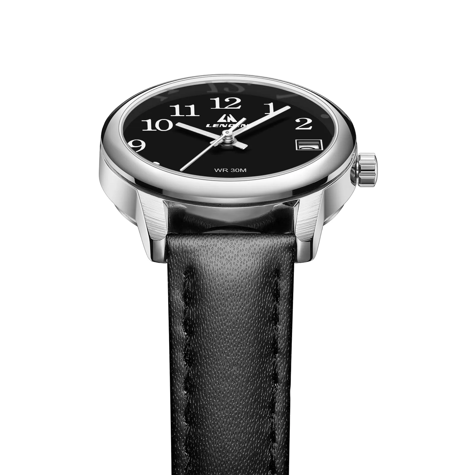 LN LENQIN Orologio Donna Analogico al Quarzo con Cinturino in Pelle 3ATM - immagine 4