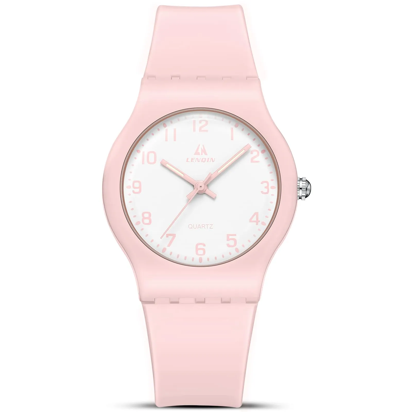 LN LENQIN Orologio Donna Analogico al Quarzo Cinturino Pelle 3ATM R045 - immagine 1