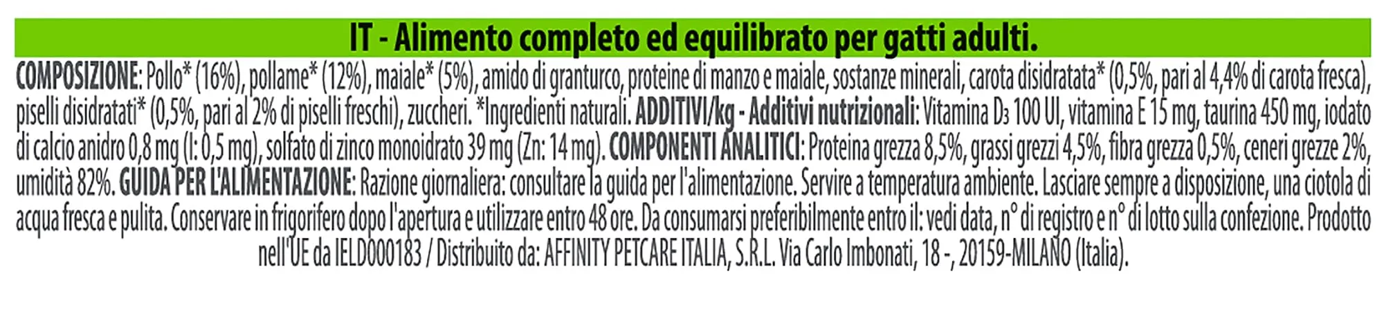 Natural Trainer Straccetti Cibo Umido per Gatti Adulti Pollo in Salsa 22 x 85g - immagine 3