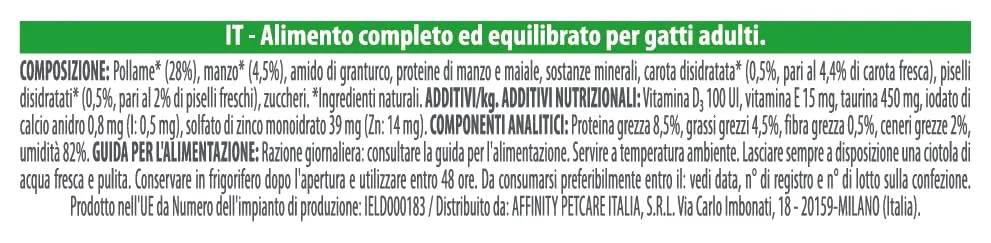 Trainer Natural Straccetti Cibo Umido per Gatti Adulti, Bocconcini in salsa con Manzo, 22 x 85g - immagine 4