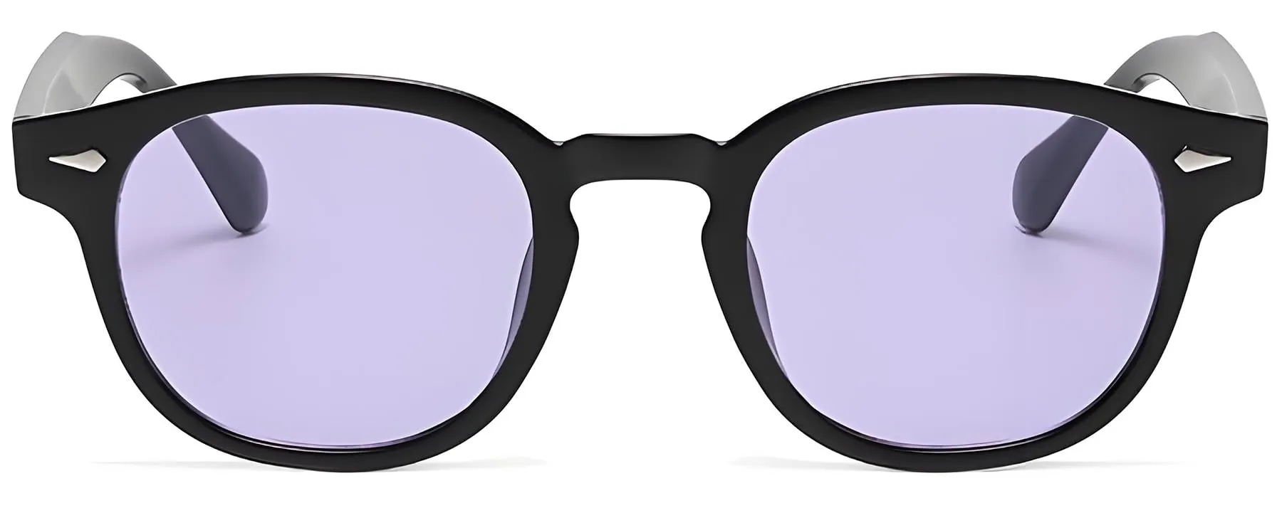 LHSDMOAT Occhiali da sole sportivi vintage anni '70 rotondi UV400 stile Depp per uomo e donna - immagine 2