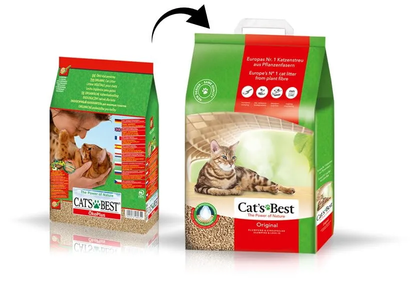 Cat's Best Lettiera per Gatti, 20L / 8,6kg - immagine 3