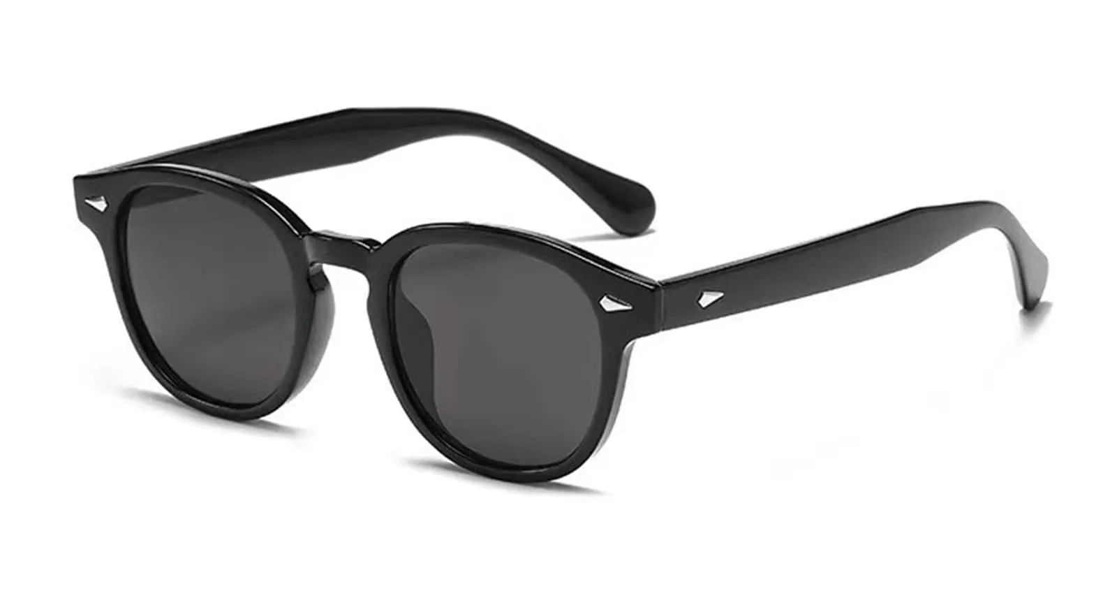 LHSDMOAT Occhiali da sole sportivi vintage anni '70 rotondi UV400 stile Depp per uomo e donna - immagine 1