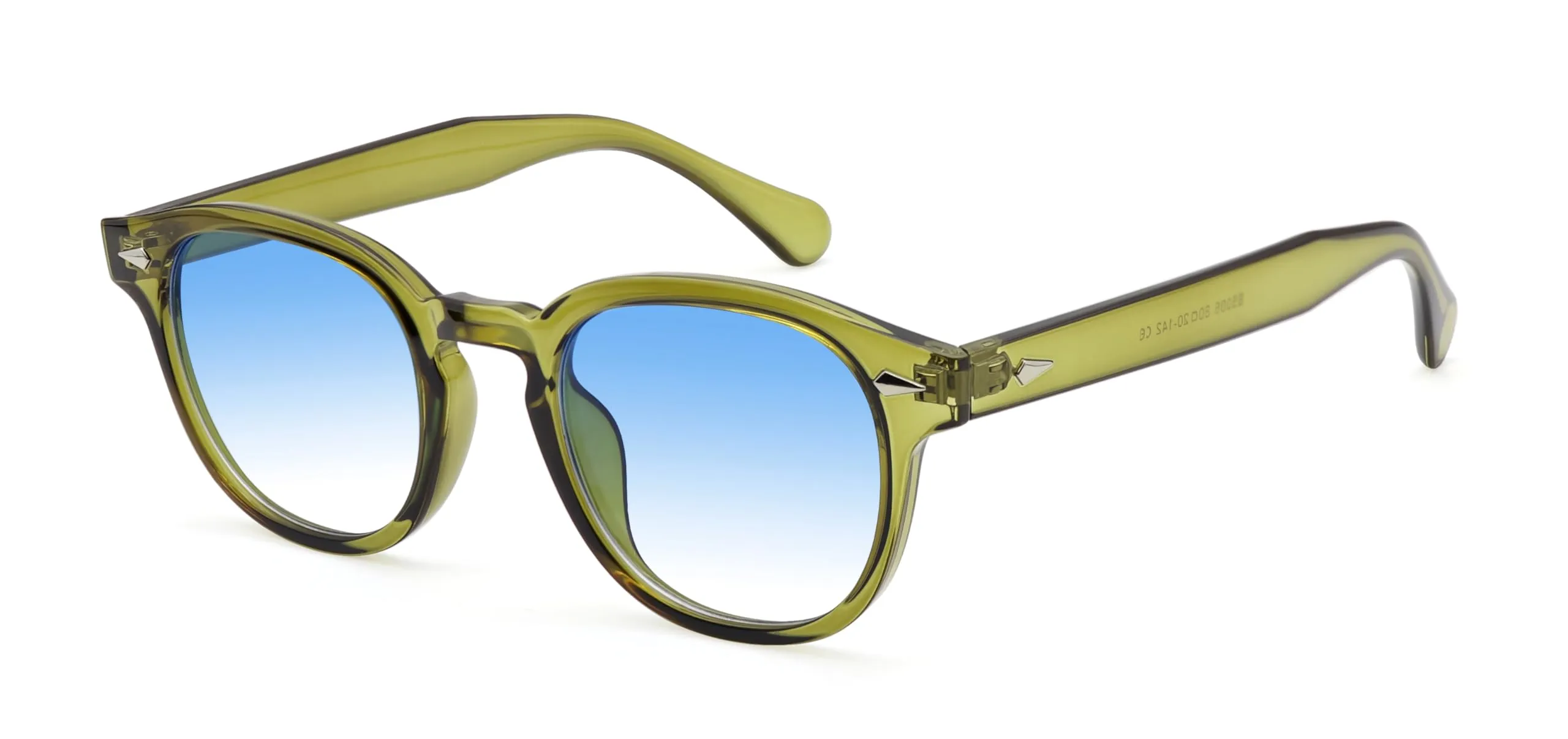 LHSDMOAT Occhiali da sole rotondi da uomo stile rétro anni '70 protezione UV400 - immagine 1
