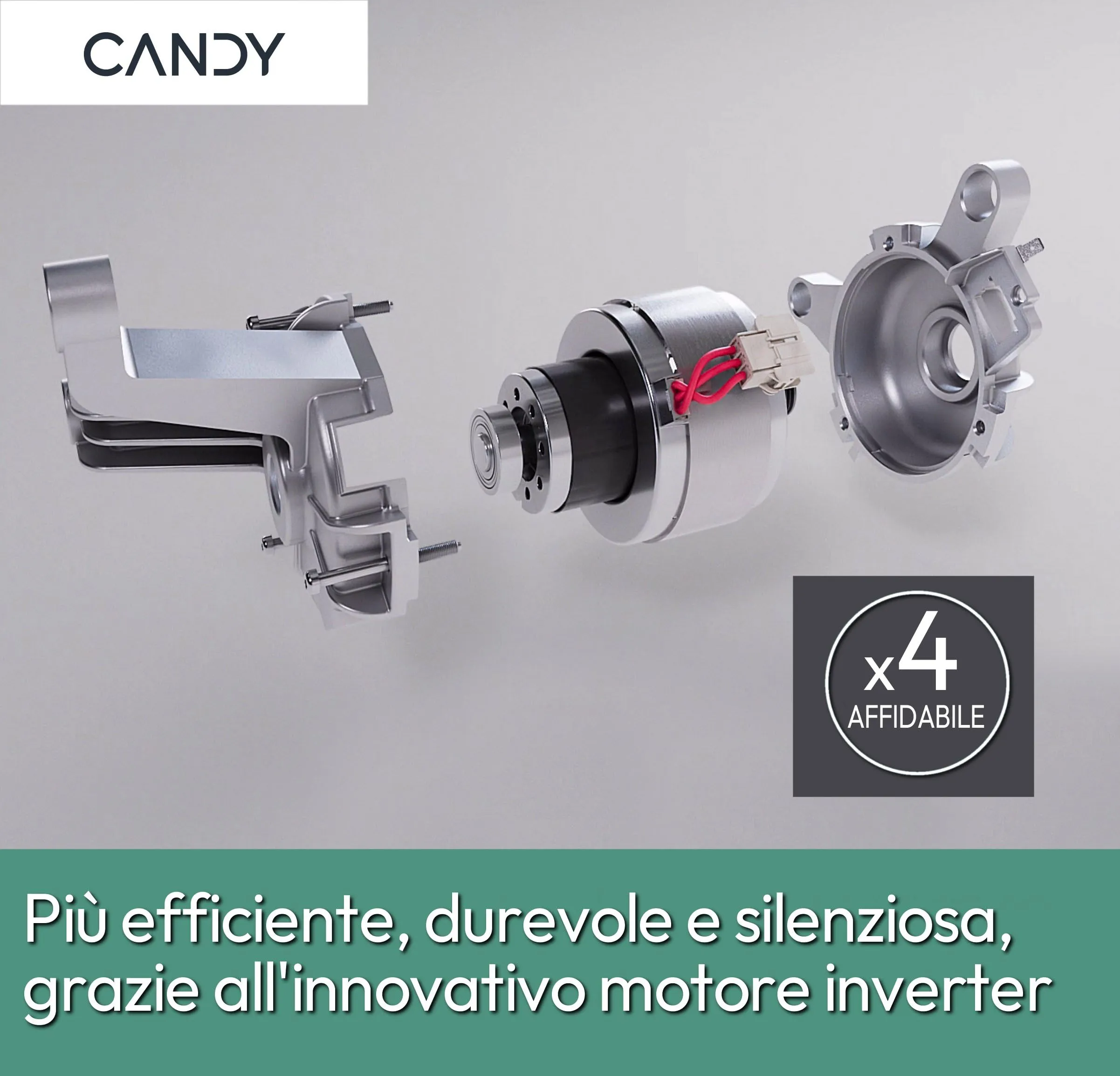 Candy Smart Pro Asciugatrice a Pompa di Calore 10 kg Classe D Bianca - immagine 3