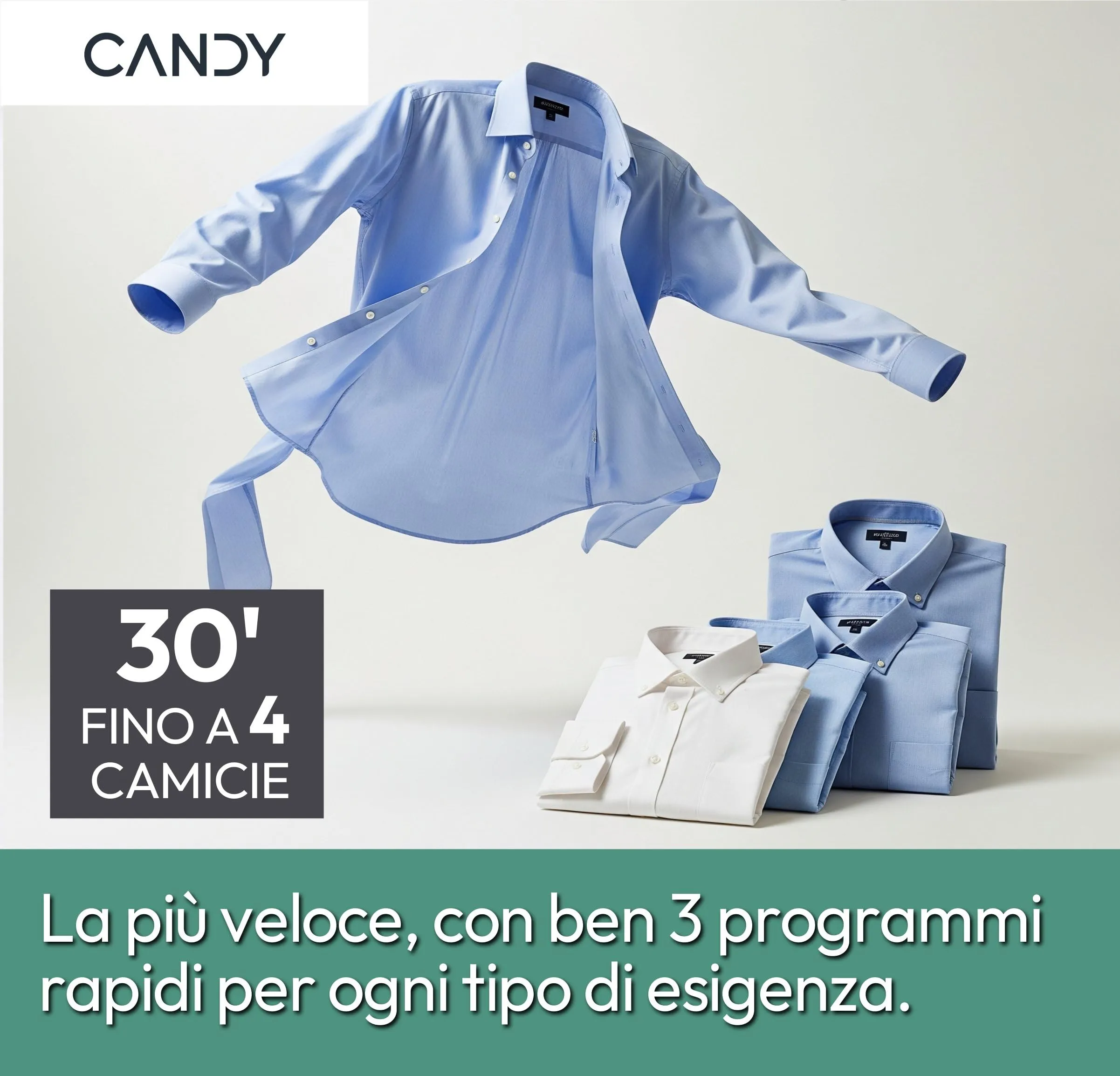 Candy Smart Pro Asciugatrice a Pompa di Calore 10 kg Classe D Bianca - immagine 5