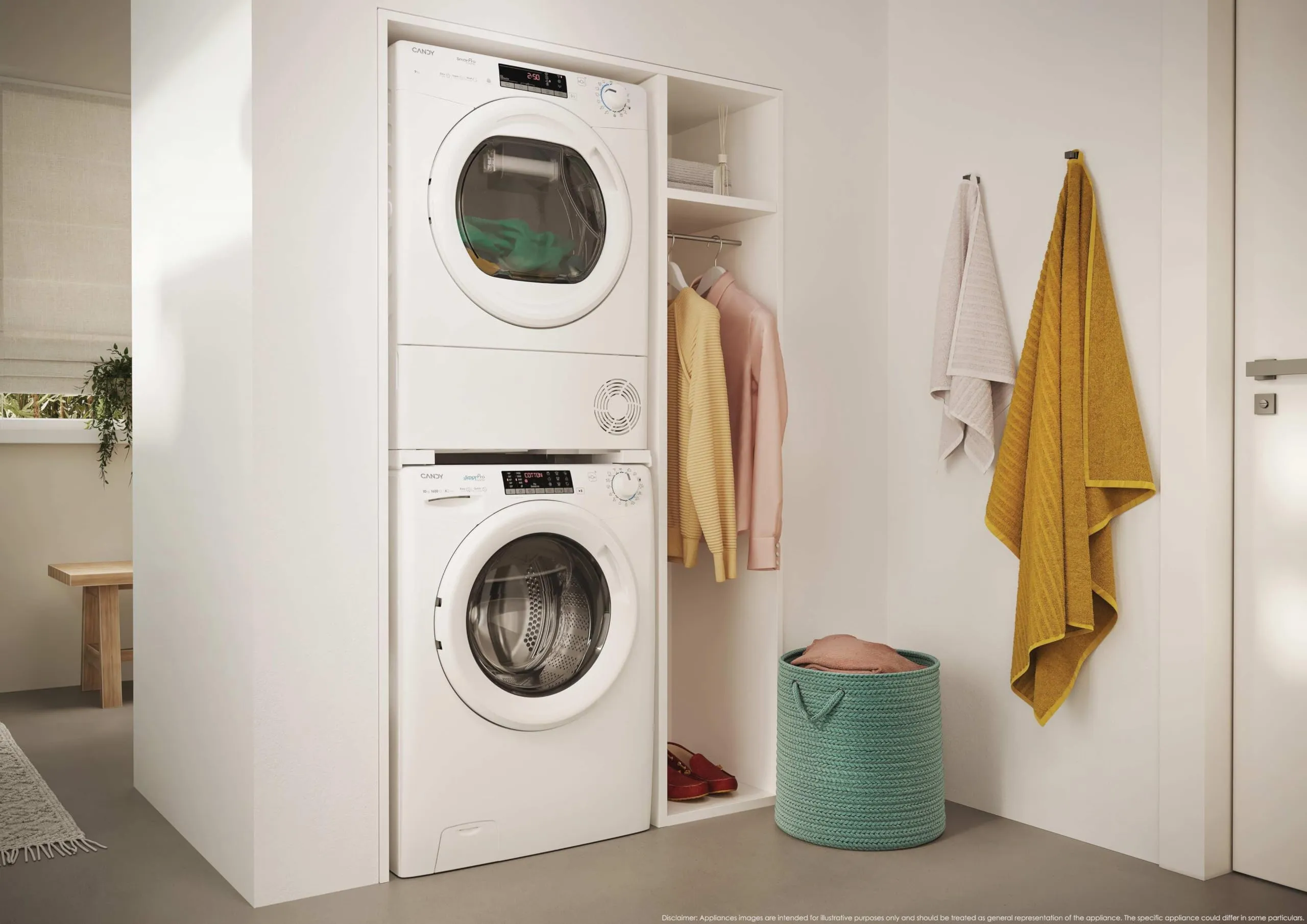 Candy Smart Pro Asciugatrice a Pompa di Calore 10 kg Classe D Bianca - immagine 9