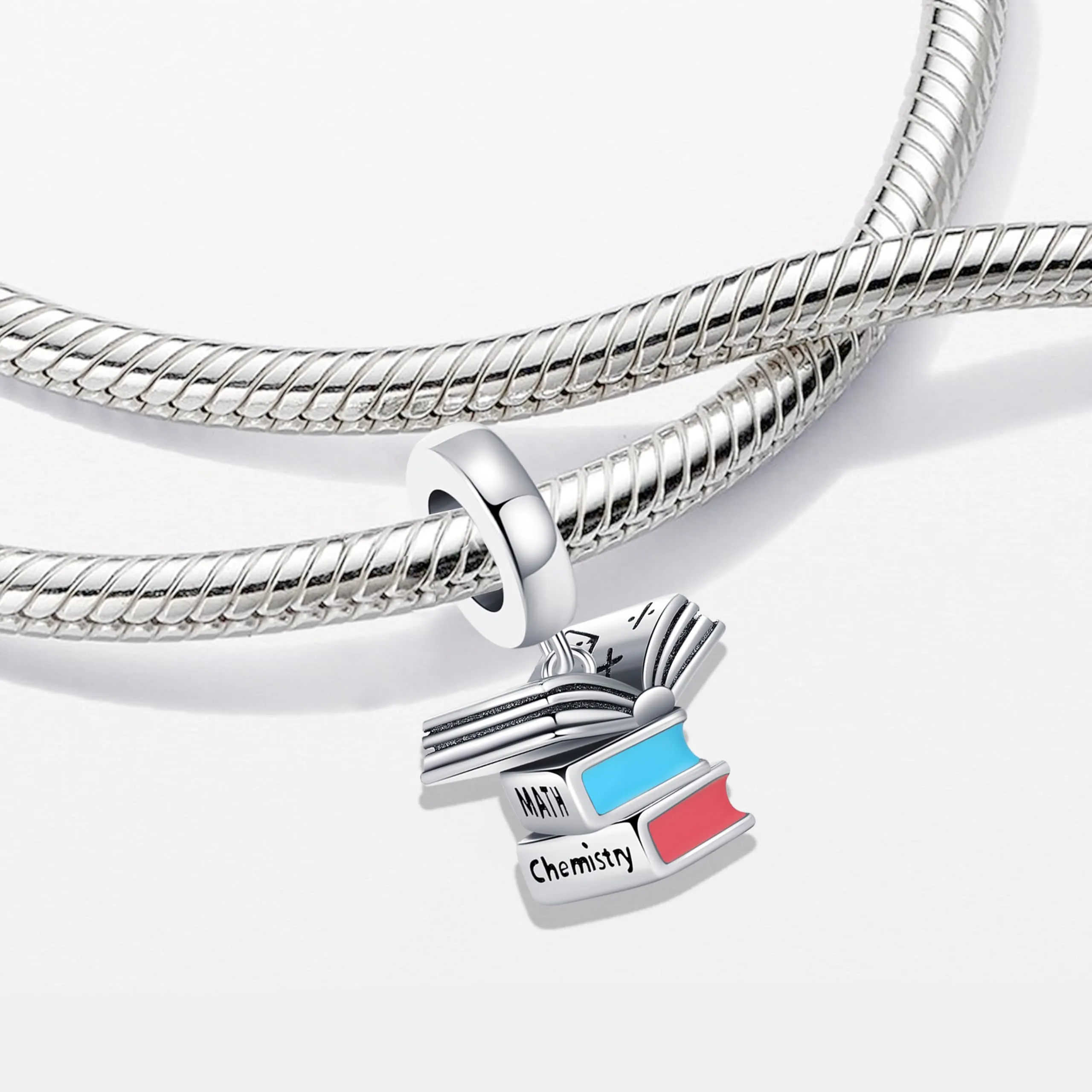 KEQ 2026 Cuore Per Laurea Diploma Charm in Argento Sterling 925 per Braccialetti e Collane Europei - immagine 2