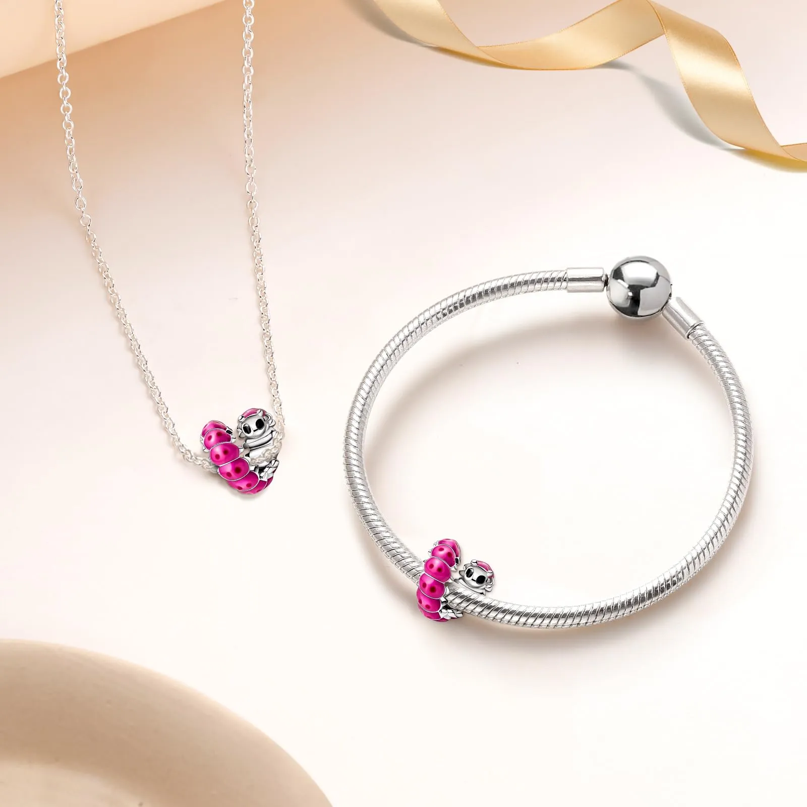 J.Fée Ciondoli Charm per Bracciali e Collane in Argento 925 da Donna - immagine 5