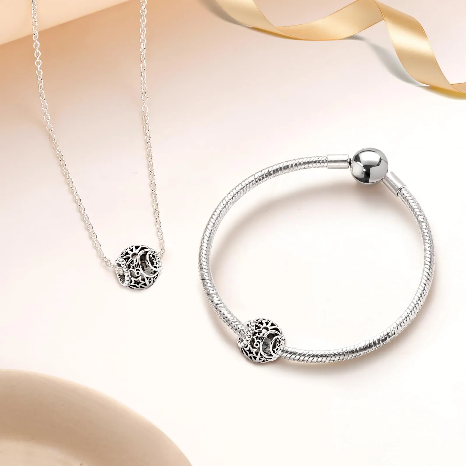 J.Fée Ciondoli Charm per Bracciali e Collane in Argento 925 da Donna - immagine 5