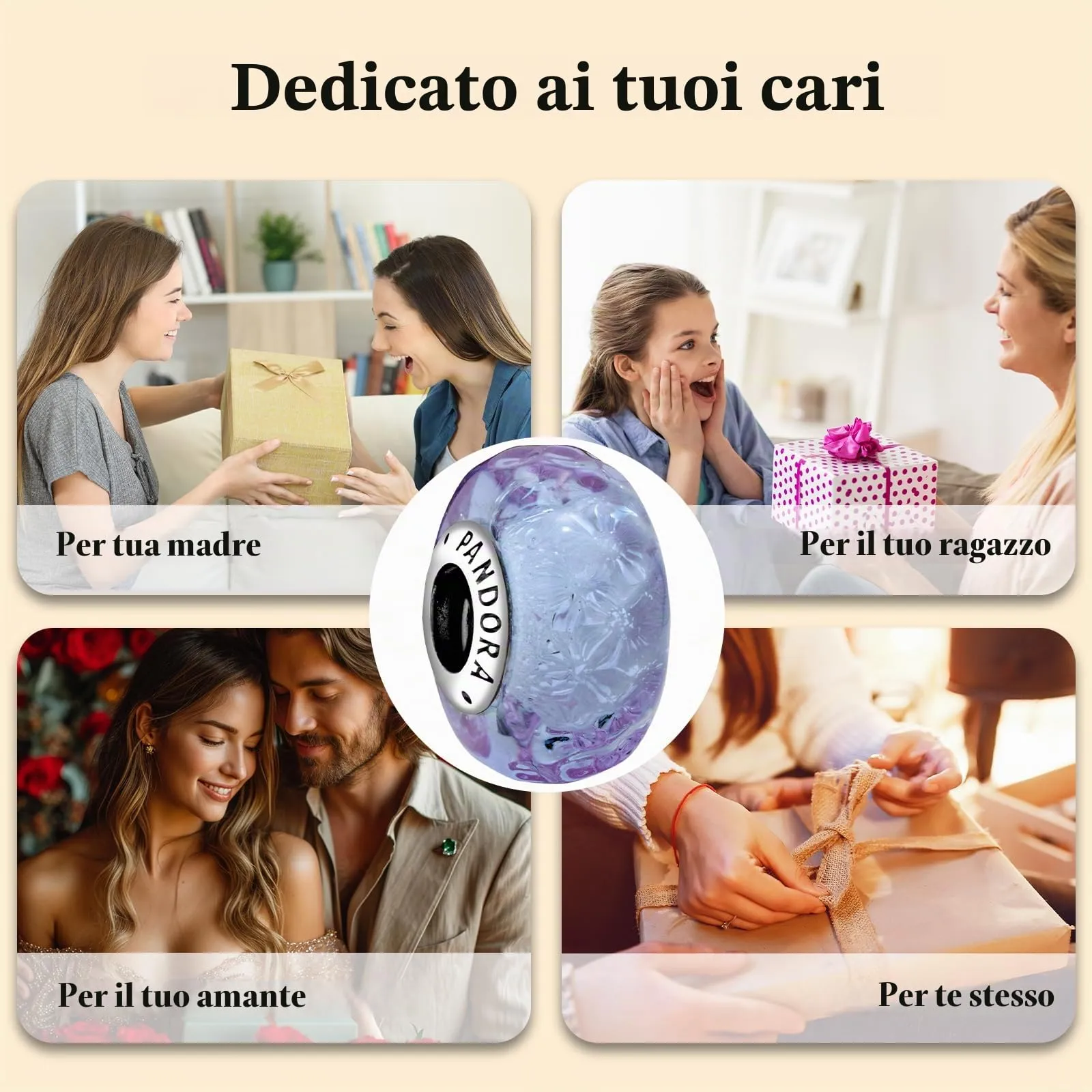 J.Fée Ciondoli Charm per Bracciali e Collane in Argento 925 da Donna - immagine 8
