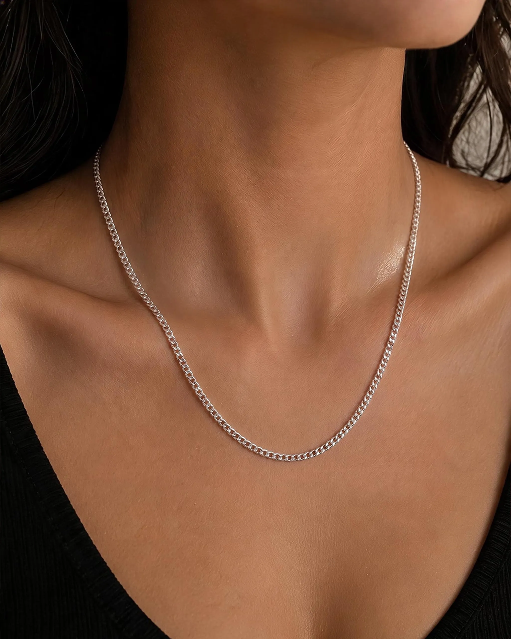J.Fée Collana Catenina in Argento 925 da Donna senza Ciondolo - immagine 3