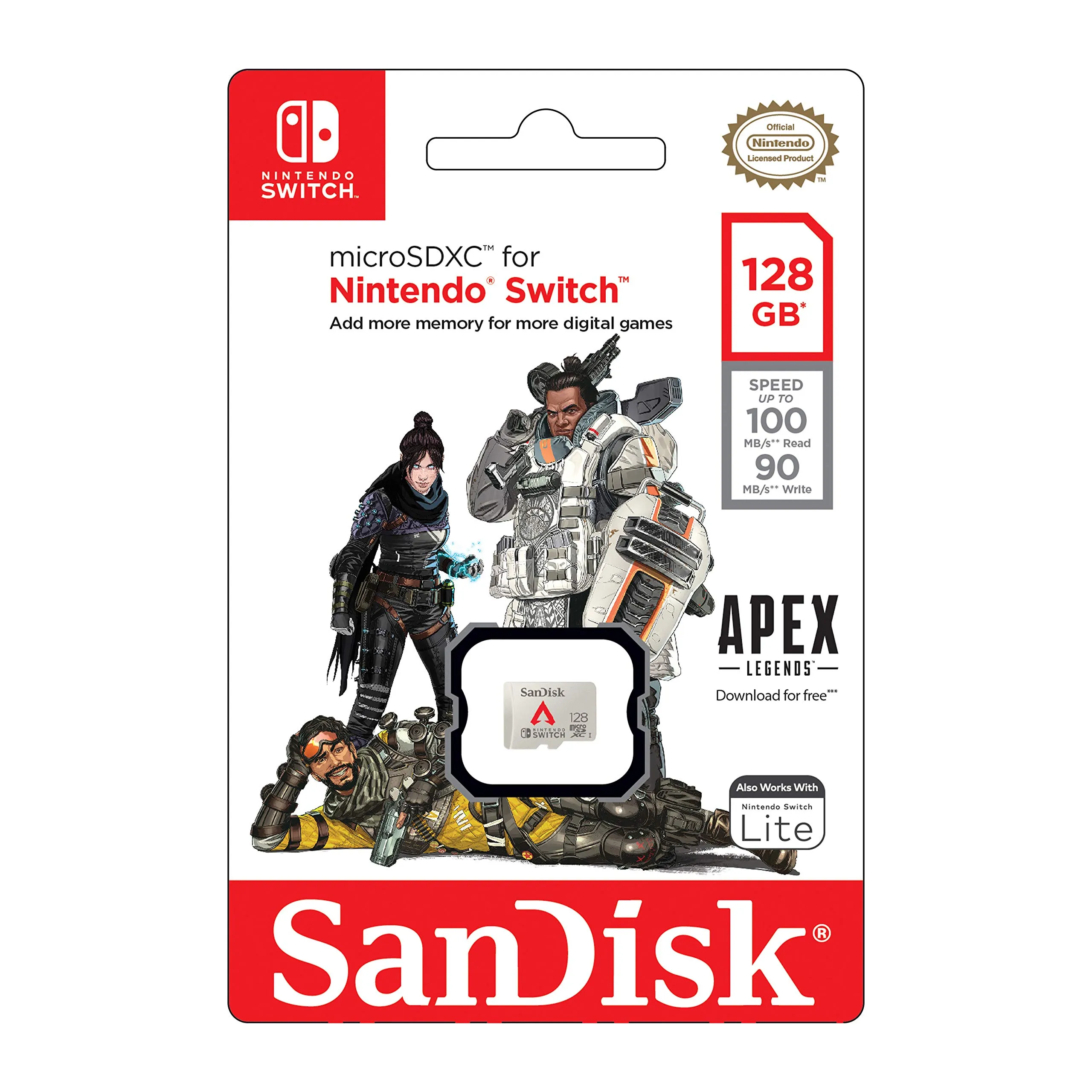 SanDisk Apex Legends 128GB microSDXC Memory Card for Nintendo Switch, UHS-I Class 10 U3 - immagine 7