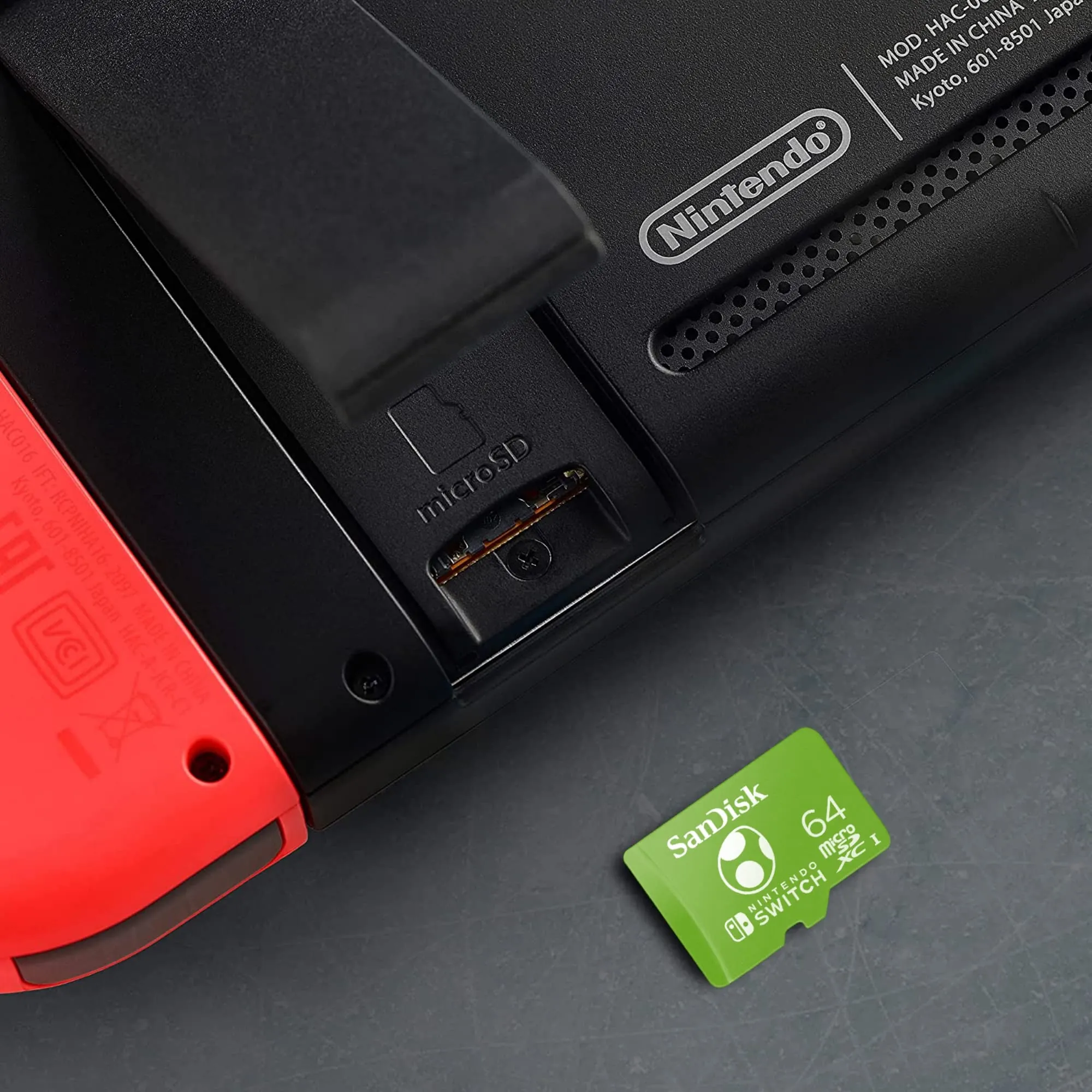 SanDisk microSDXC per Nintendo Switch 64GB, Edizione Yoshi - immagine 3