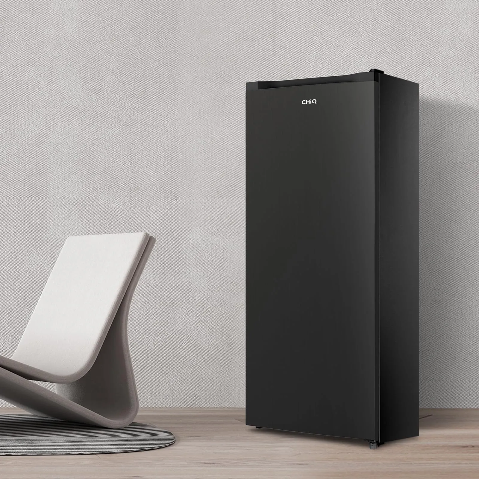 CHiQ CSD208D4E Freezer Verticale 177L Low Frost Acciaio Nero - immagine 9