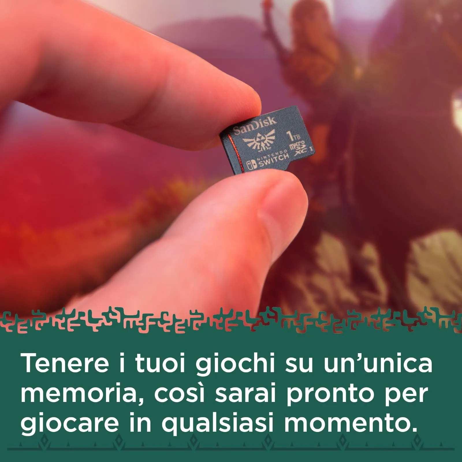SanDisk microSDXC per Nintendo Switch 1TB Edizione Zelda UHS-I Class 10 U3 - immagine 5