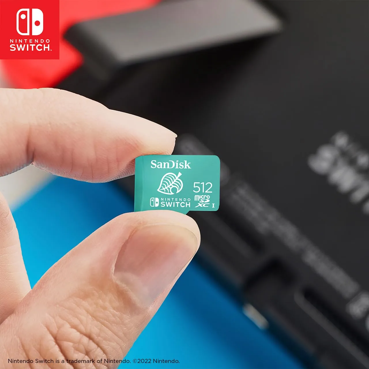 SanDisk 512GB microSDXC Memory Card for Nintendo Switch, UHS-I Class 10 U3, up to 100 MB/s - immagine 3