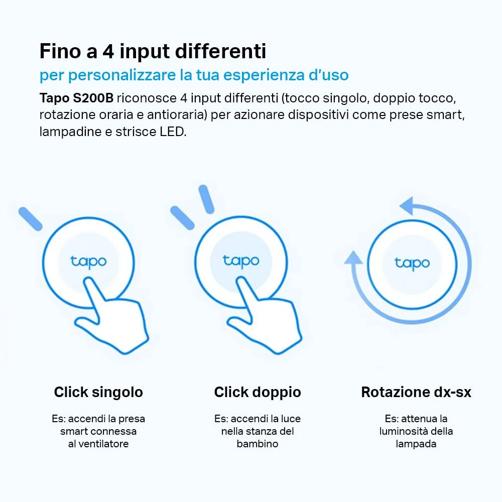 Tapo S200B Smart Button (Hub Richiesto) - immagine 3