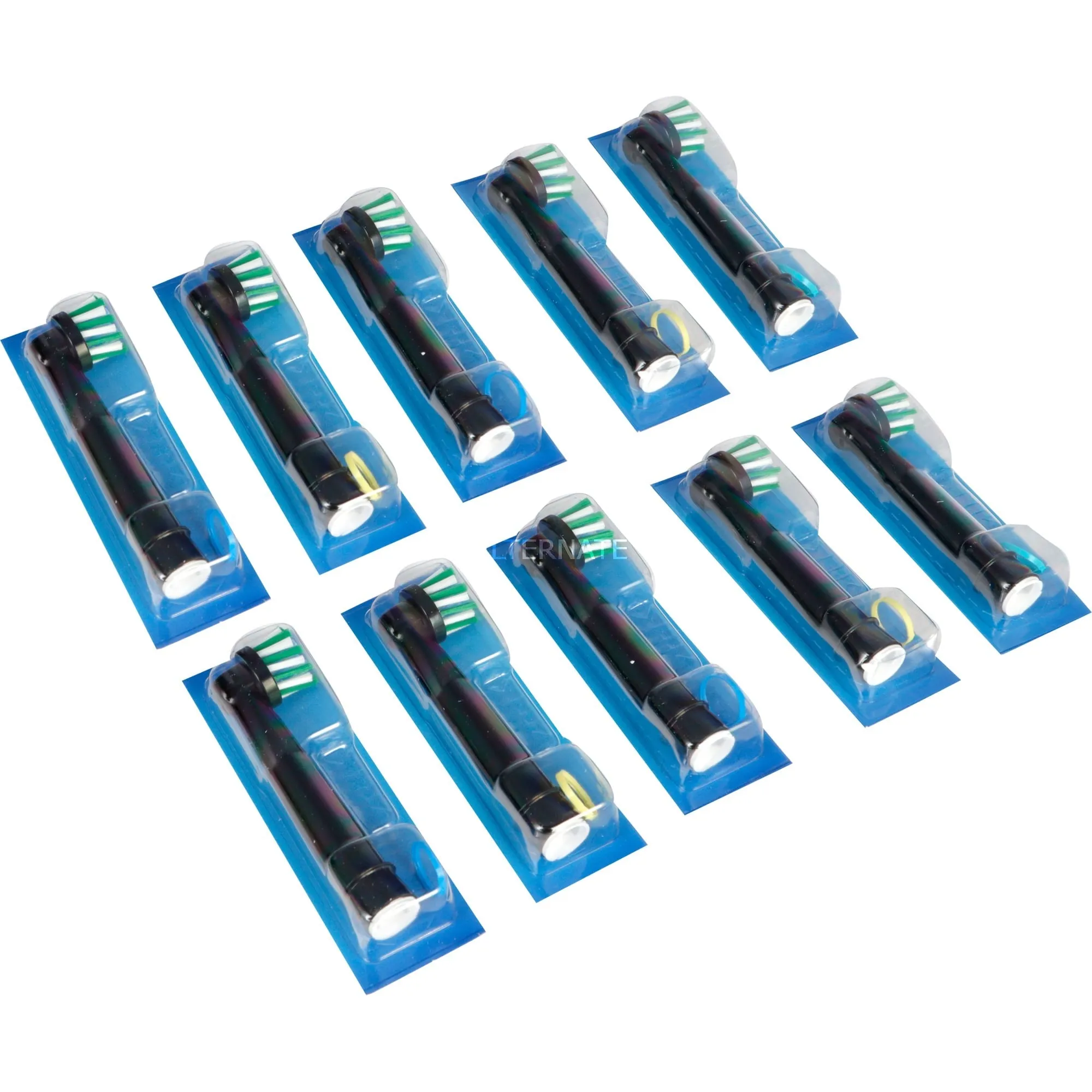 Oral-B Pro Cross Action Testine di Ricambio, Nere, 10 pezzi - immagine 1
