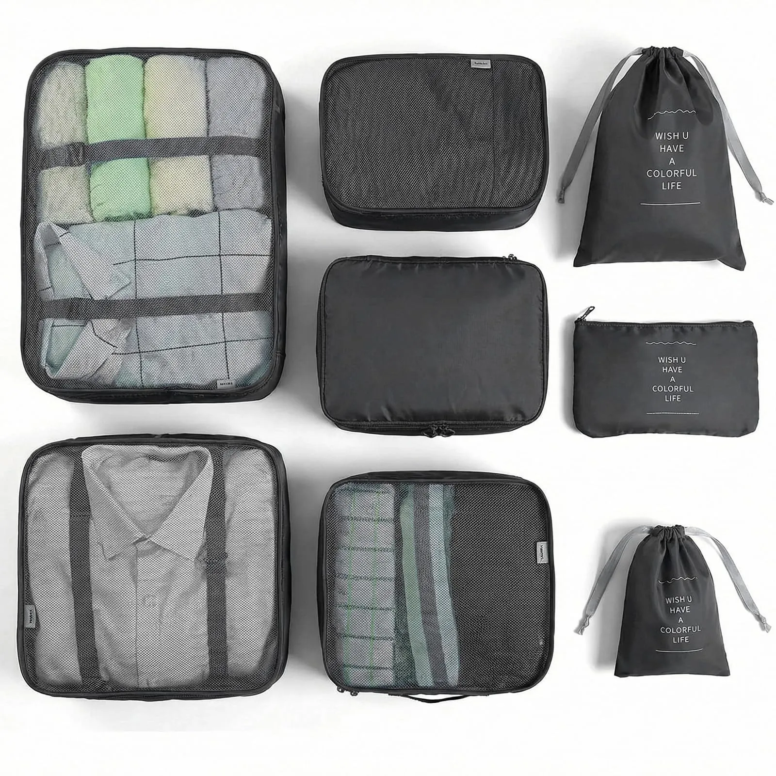 BillyBath Set Organizer da Viaggio, 8 Pezzi - immagine 1